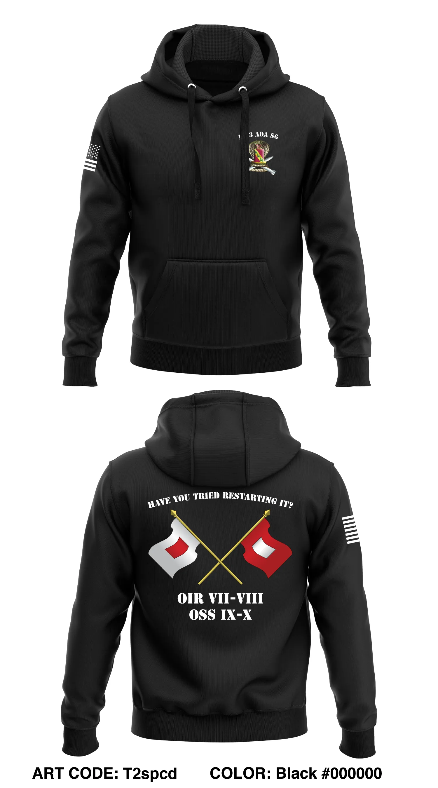 1-43 ADA S6 Store 1  Core Men's Hooded Performance Sweatshirt - T2spcd