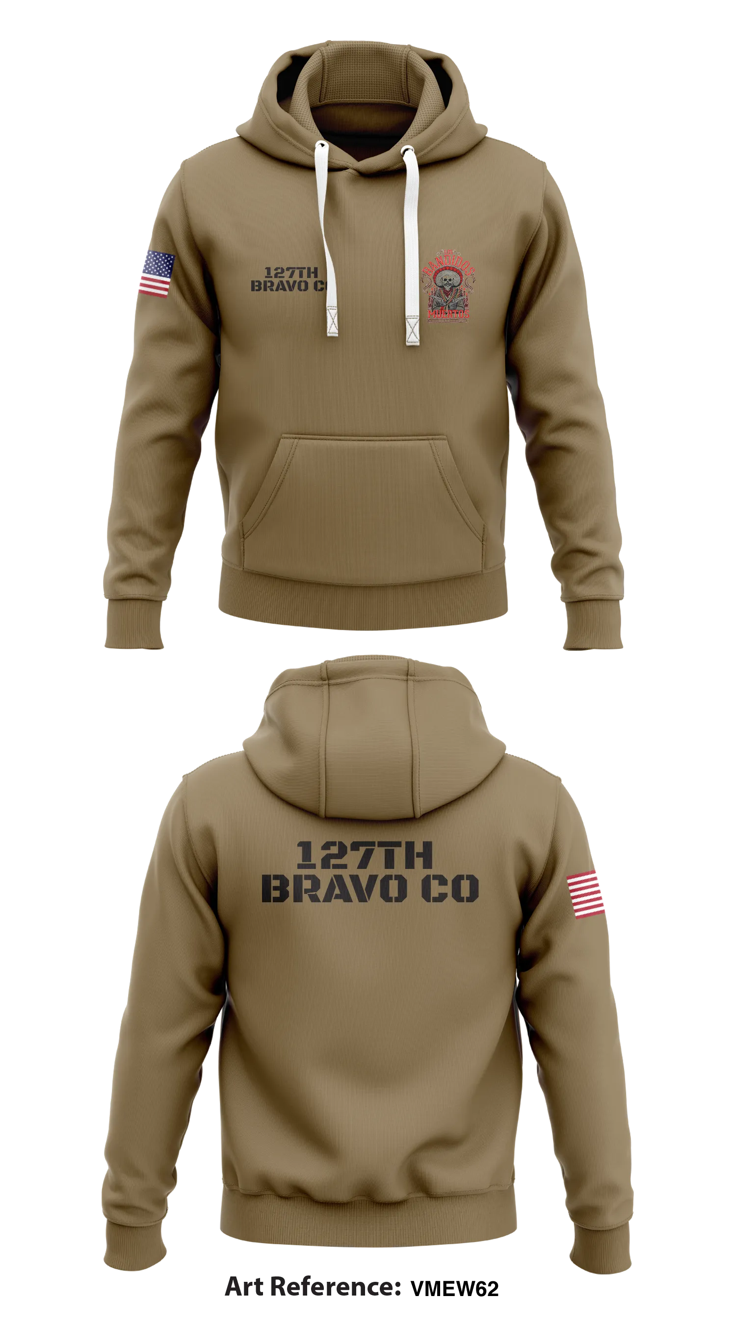 127th Bravo Co Store 1 Core Men's Hooded Performance Sweatshirt - 2V8EP3
