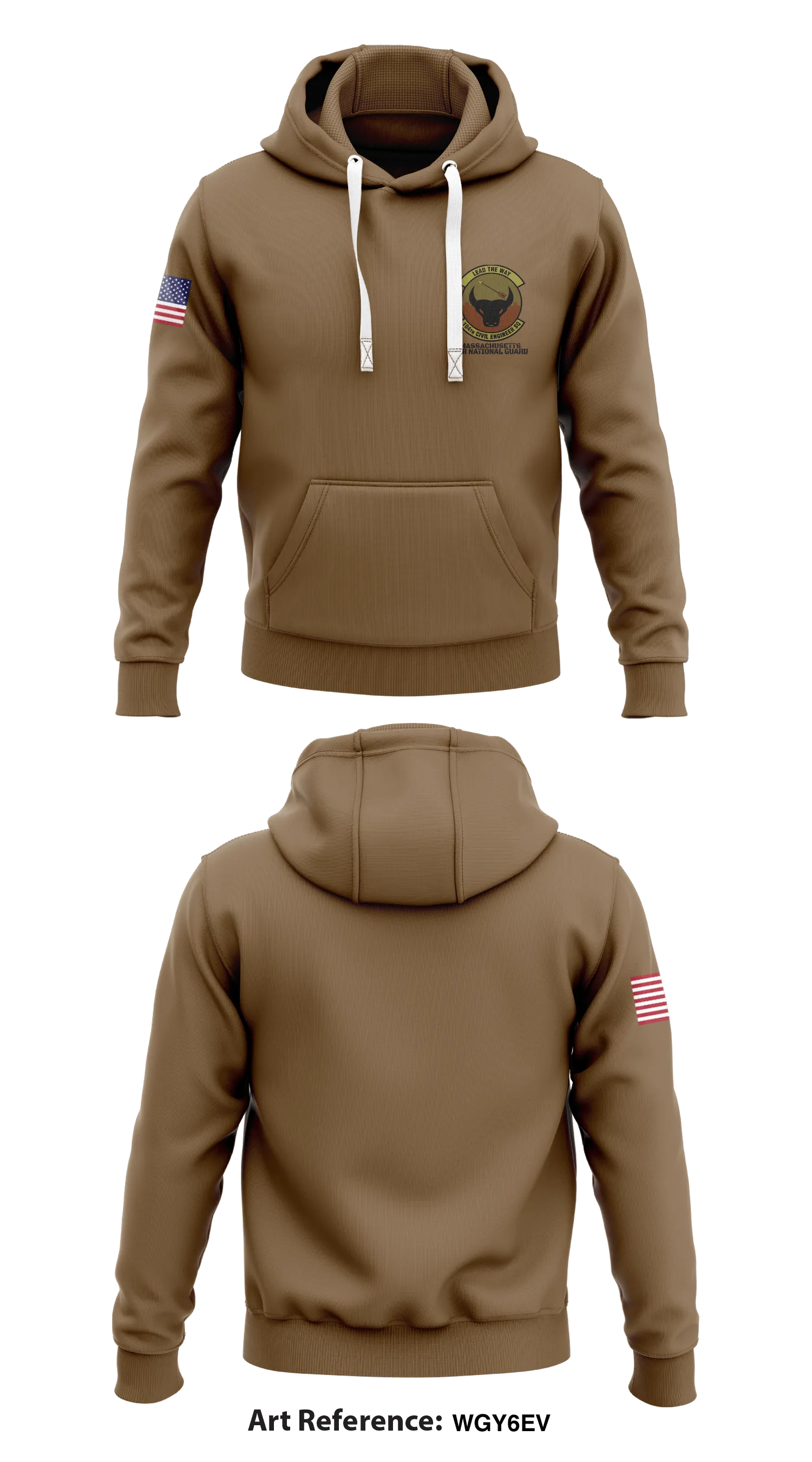 14th CES Store 1  Core Men's Hooded Performance Sweatshirt - wGy6eV