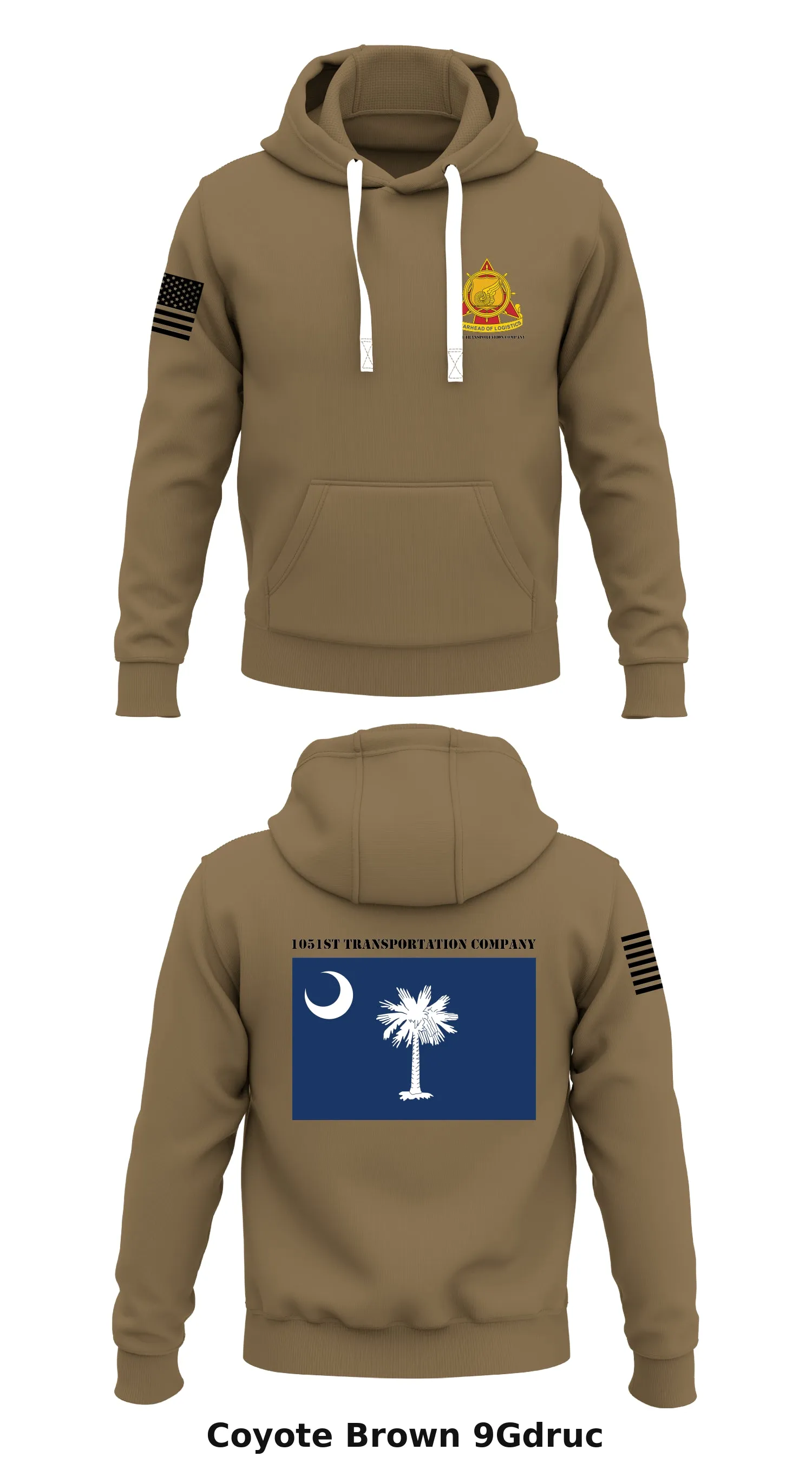 151st Transportation Company Store 1  Core Men's Hooded Performance Sweatshirt - 9Gdruc