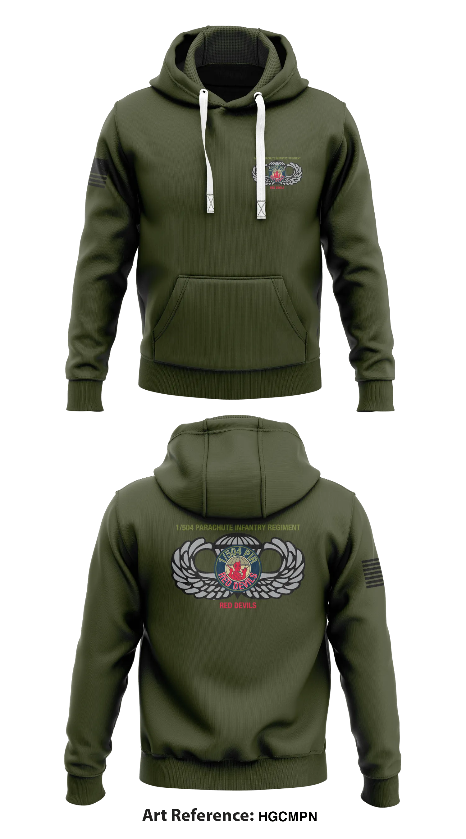 1/54th Pir Store 1  Core Men's Hooded Performance Sweatshirt - HgcMpN