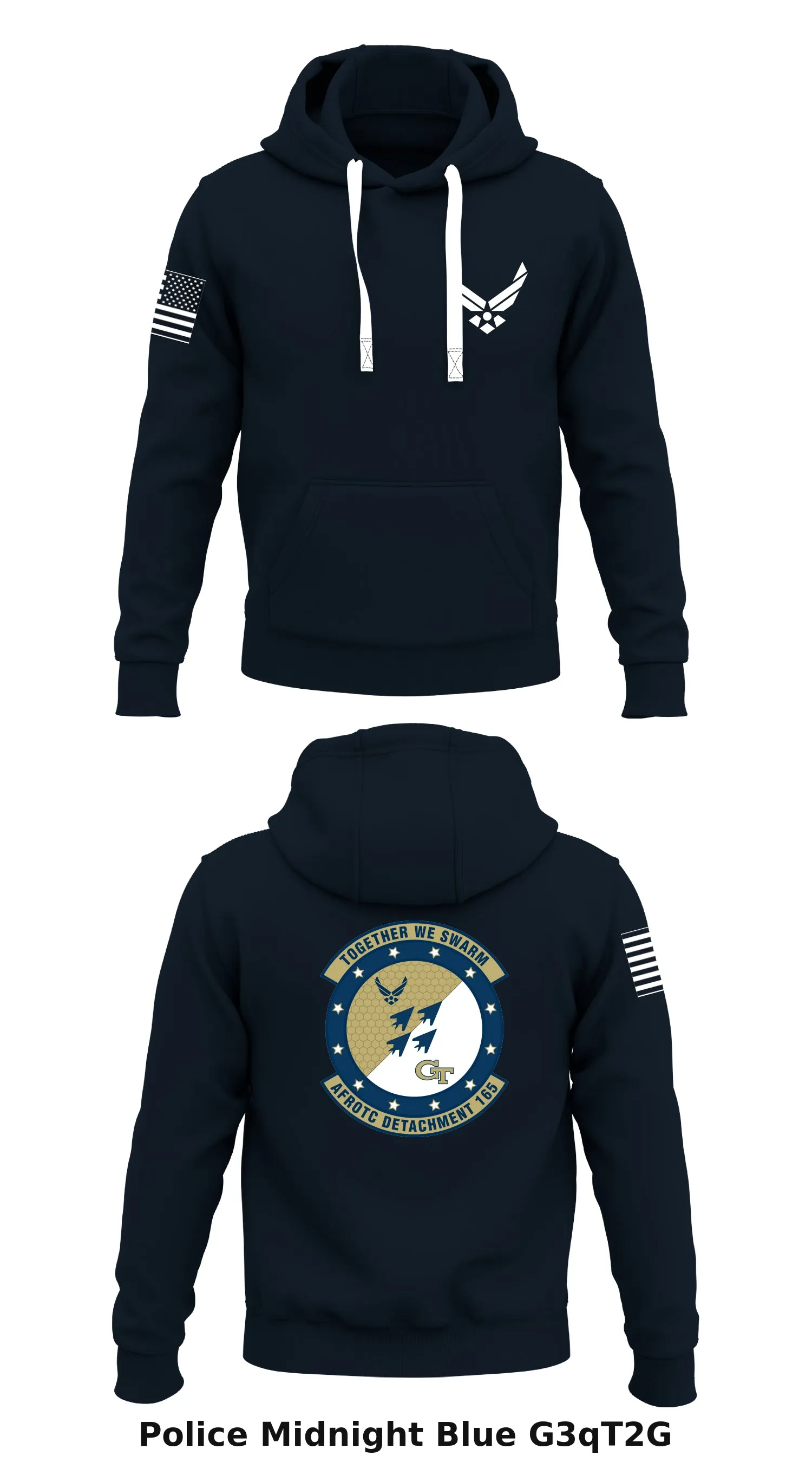 165th Cadet Wing Store 1  Core Men's Hooded Performance Sweatshirt - G3qT2G