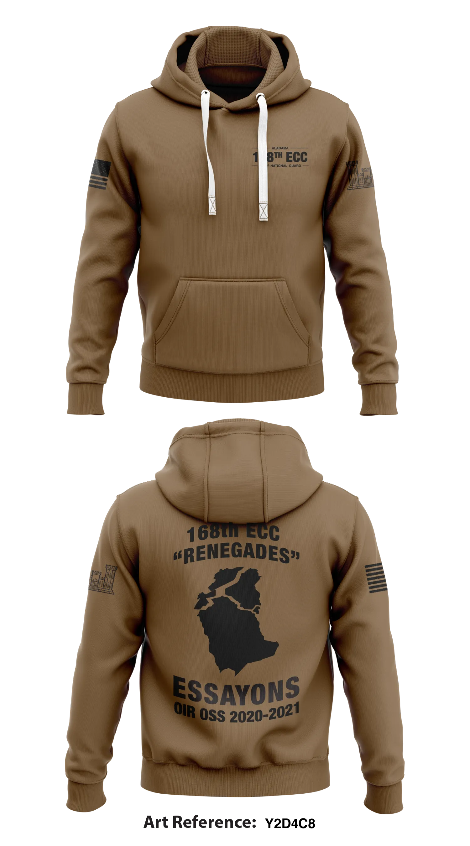 168TH EN CO Store 1  Core Men's Hooded Performance Sweatshirt - y2d4c8