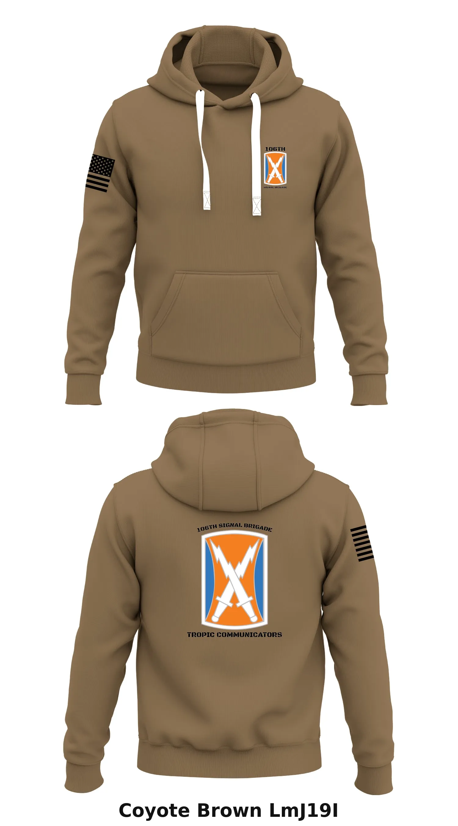 16th Signal Brigade Store 1  Core Men's Hooded Performance Sweatshirt - LmJ19I