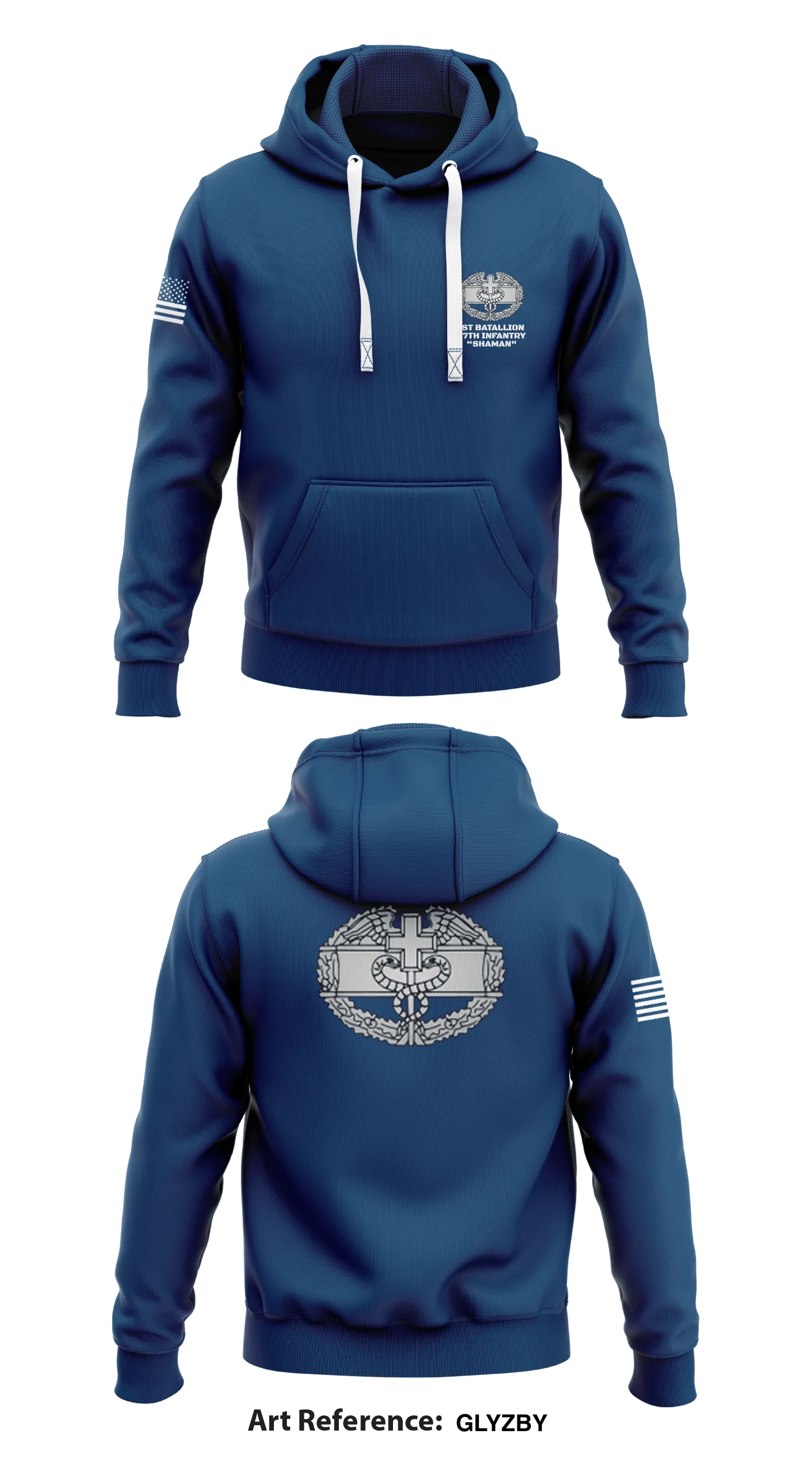1st Batallion 17th Infantry Store 1  Core Men's Hooded Performance Sweatshirt - gLyZby