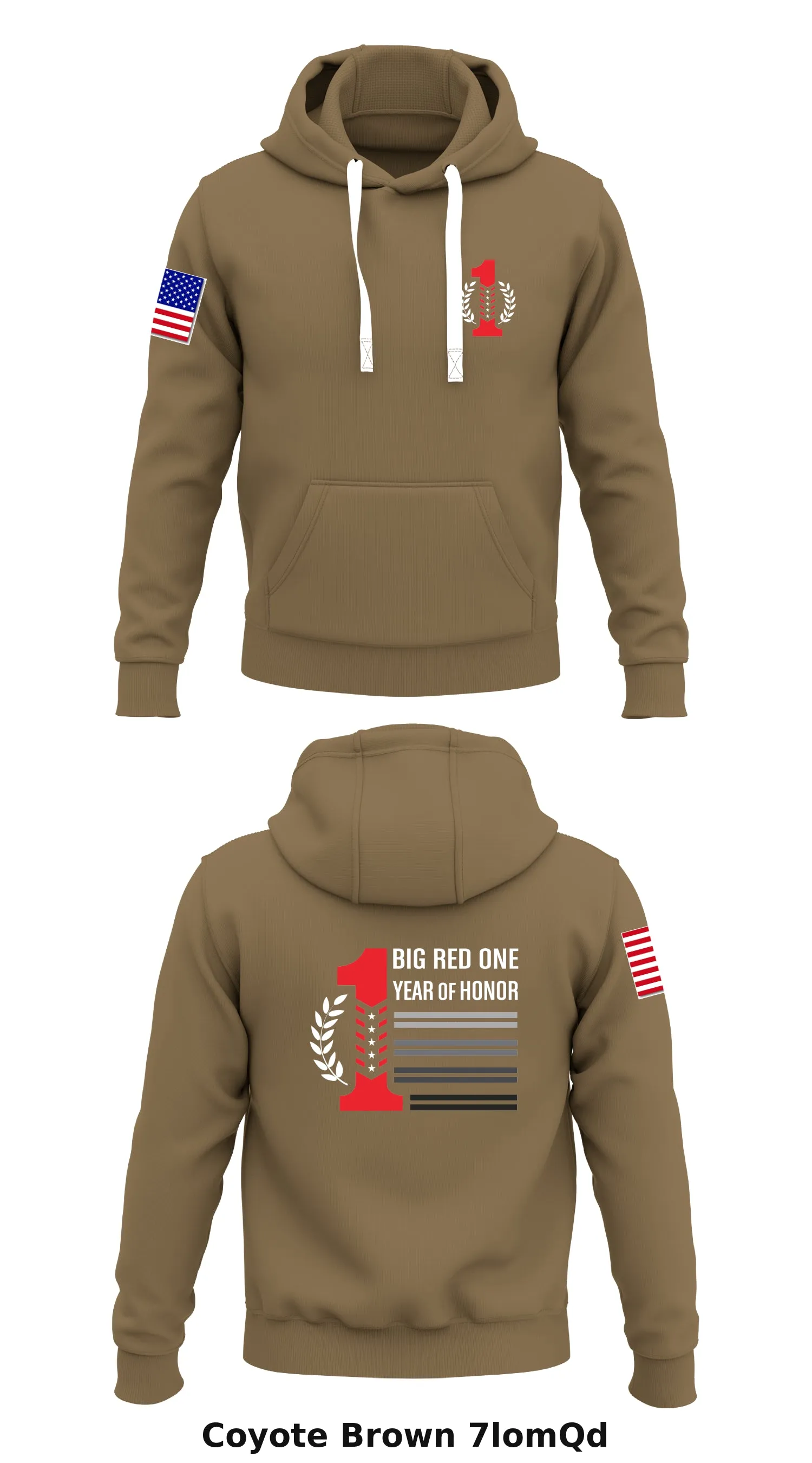 1st Infantry Division  Store 1  Core Men's Hooded Performance Sweatshirt - 7lomQd