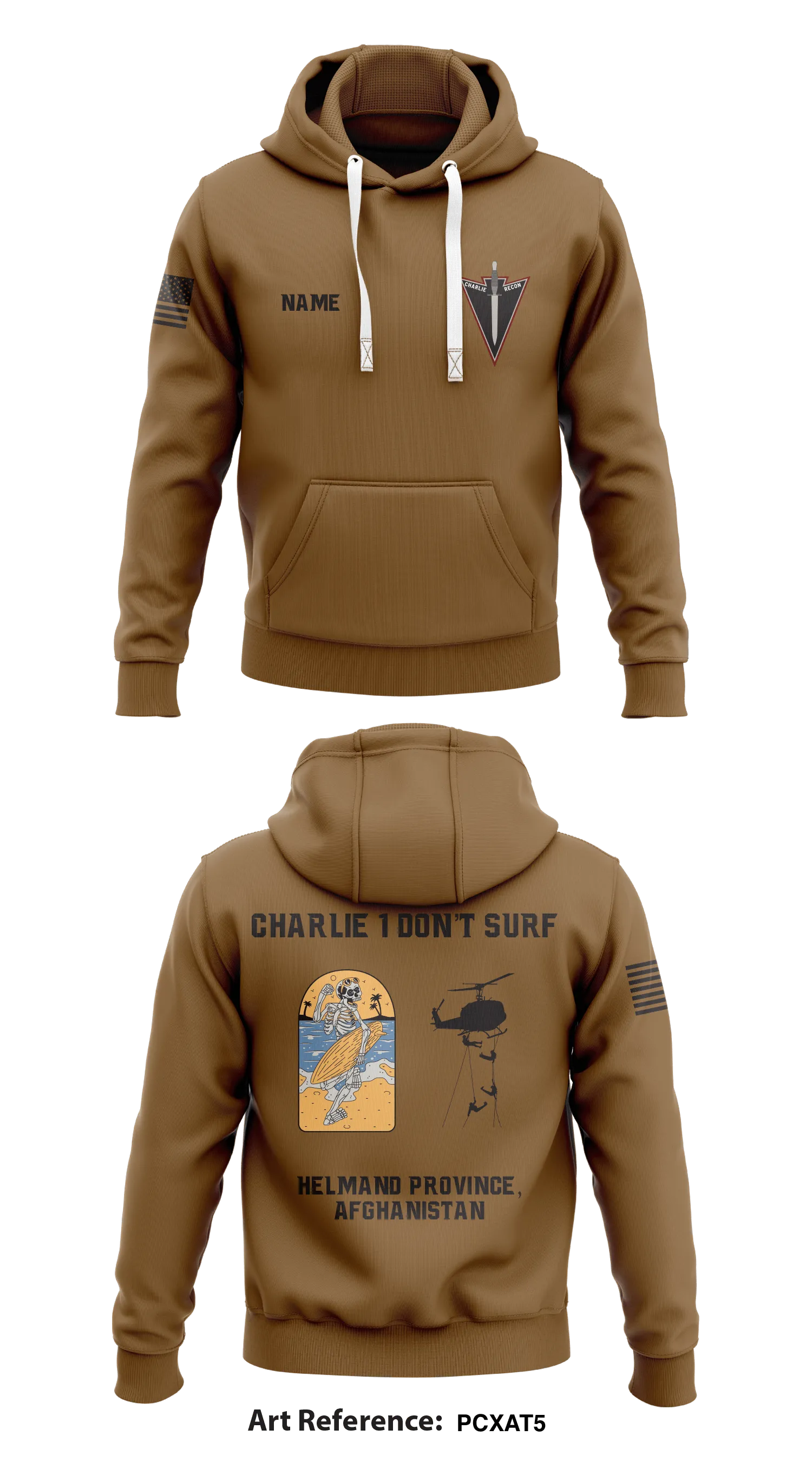 1st Platoon, Charlie Troop, 3-71 CAV Store 1  Core Men's Hooded Performance Sweatshirt - PcXAT5