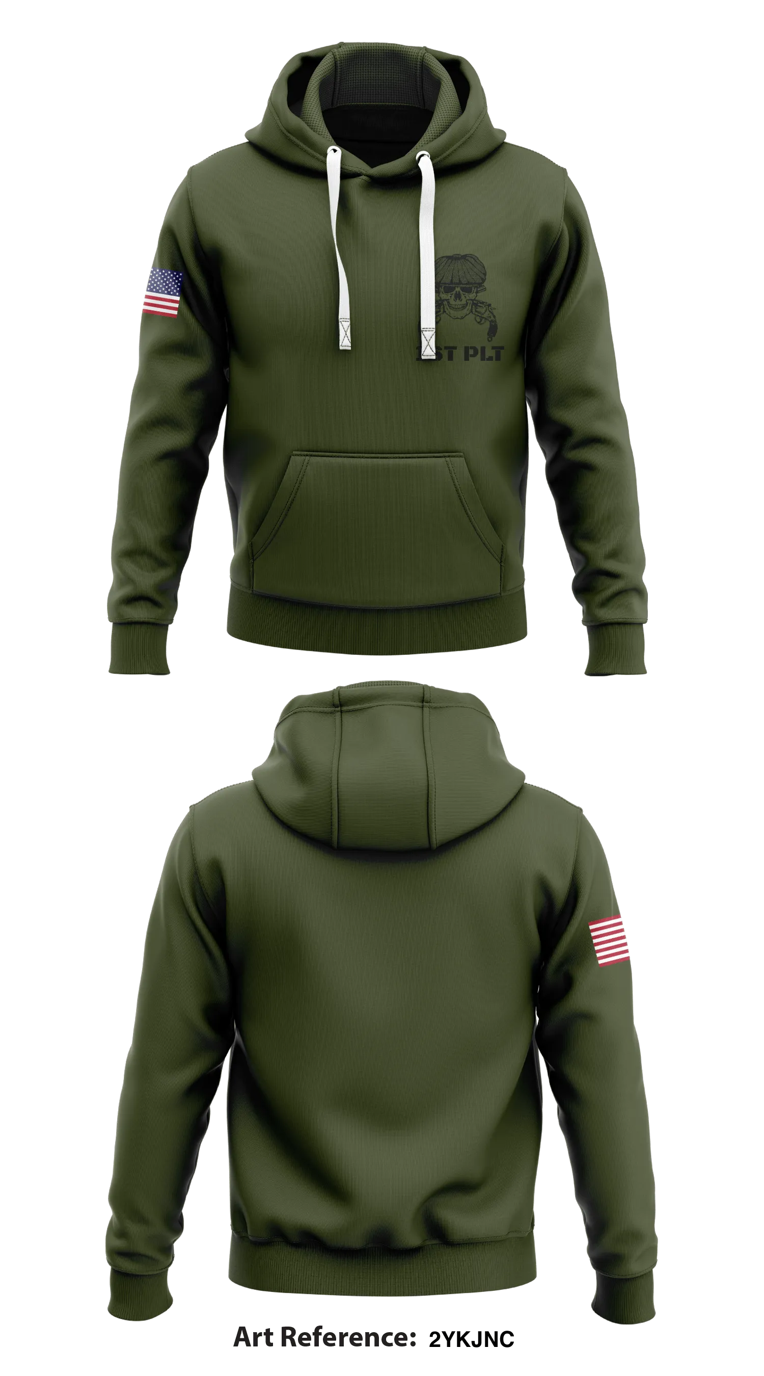 1st PLT Store 1  Core Men's Hooded Performance Sweatshirt - 2YKjnC