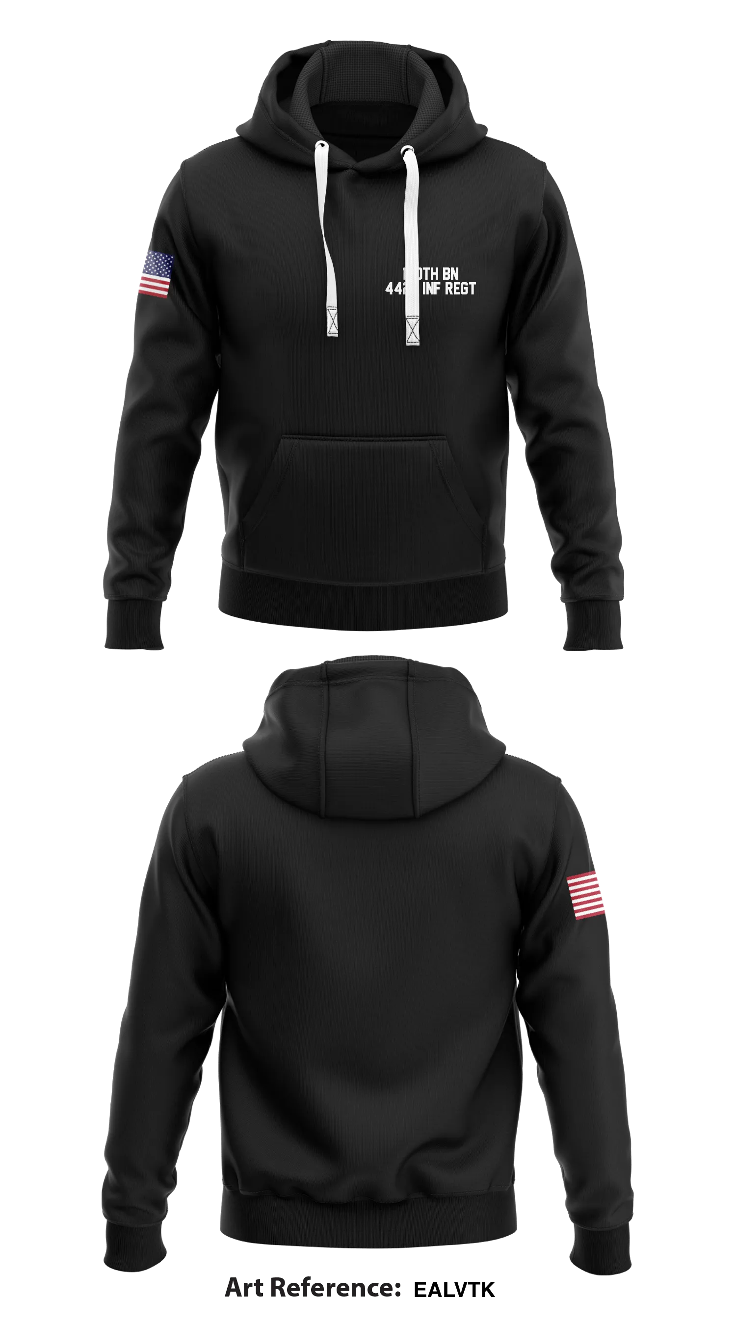 1th Bn 442d Inf Regt Store 1  Core Men's Hooded Performance Sweatshirt - eALVtk