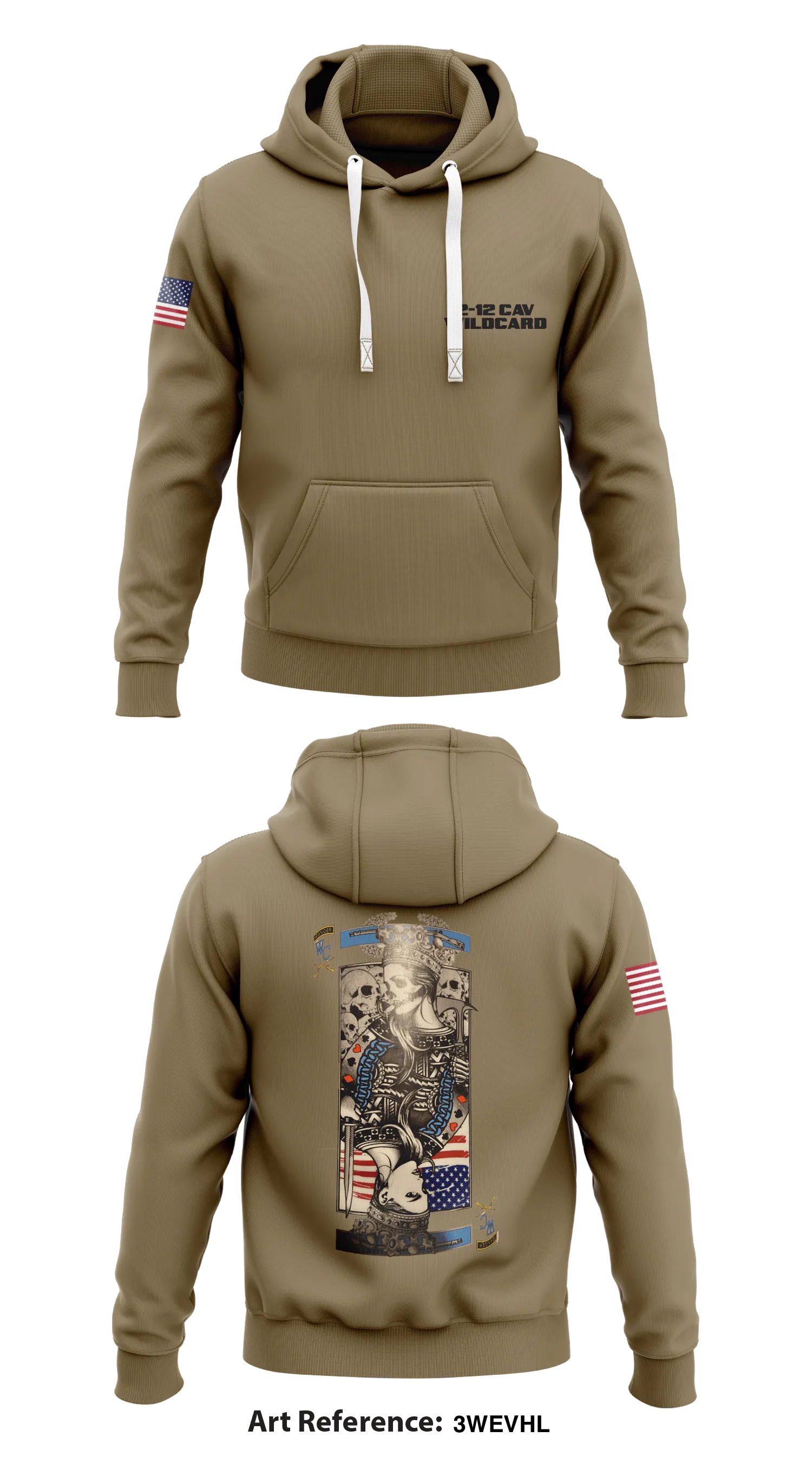 2-12 CAV Wildcard Store 1  Core Men's Hooded Performance Sweatshirt - 3weVHL