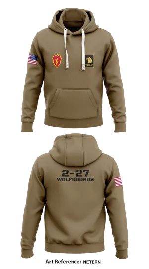 2-27 Wolfhounds Store 1  Core Men's Hooded Performance Sweatshirt - NETERN