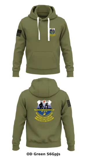 2 BN, 25th Marines Store 1  Core Men's Hooded Performance Sweatshirt - S6GpJs