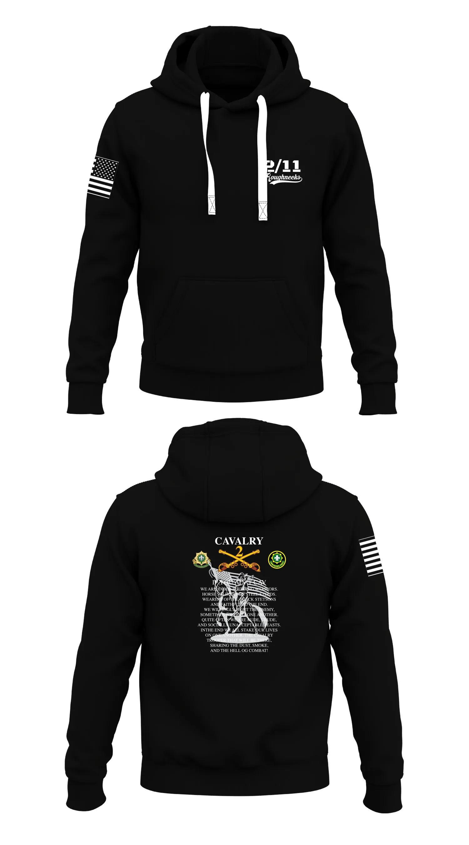 2/11 Roughnecks Store 1  Core Men's Hooded Performance Sweatshirt - 79734803953