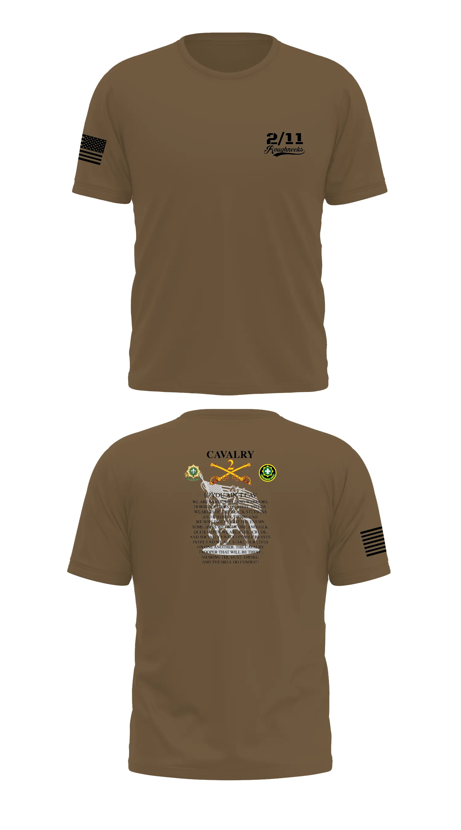 2/11 Roughnecks Store 1 Core Men's SS Performance Tee - 90035740691