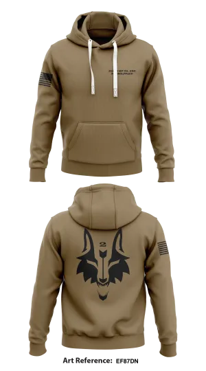 212th MP Co. 2nd PLT Wolf Pack  Store 1  Core Men's Hooded Performance Sweatshirt - eF87Dn