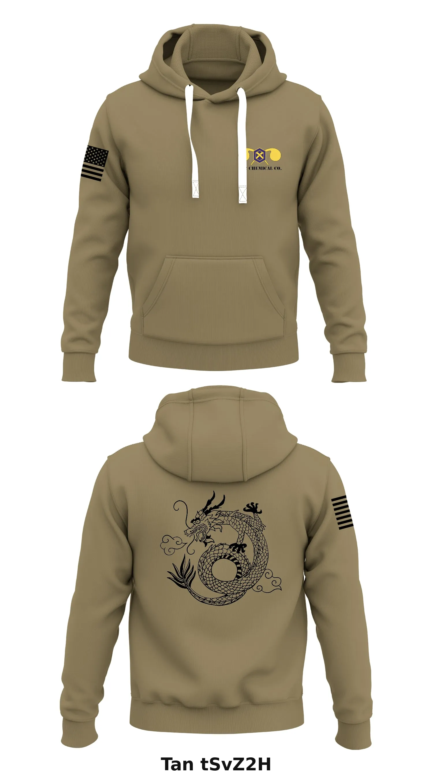 222 Chemical Co. Store 1  Core Men's Hooded Performance Sweatshirt - tSvZ2H