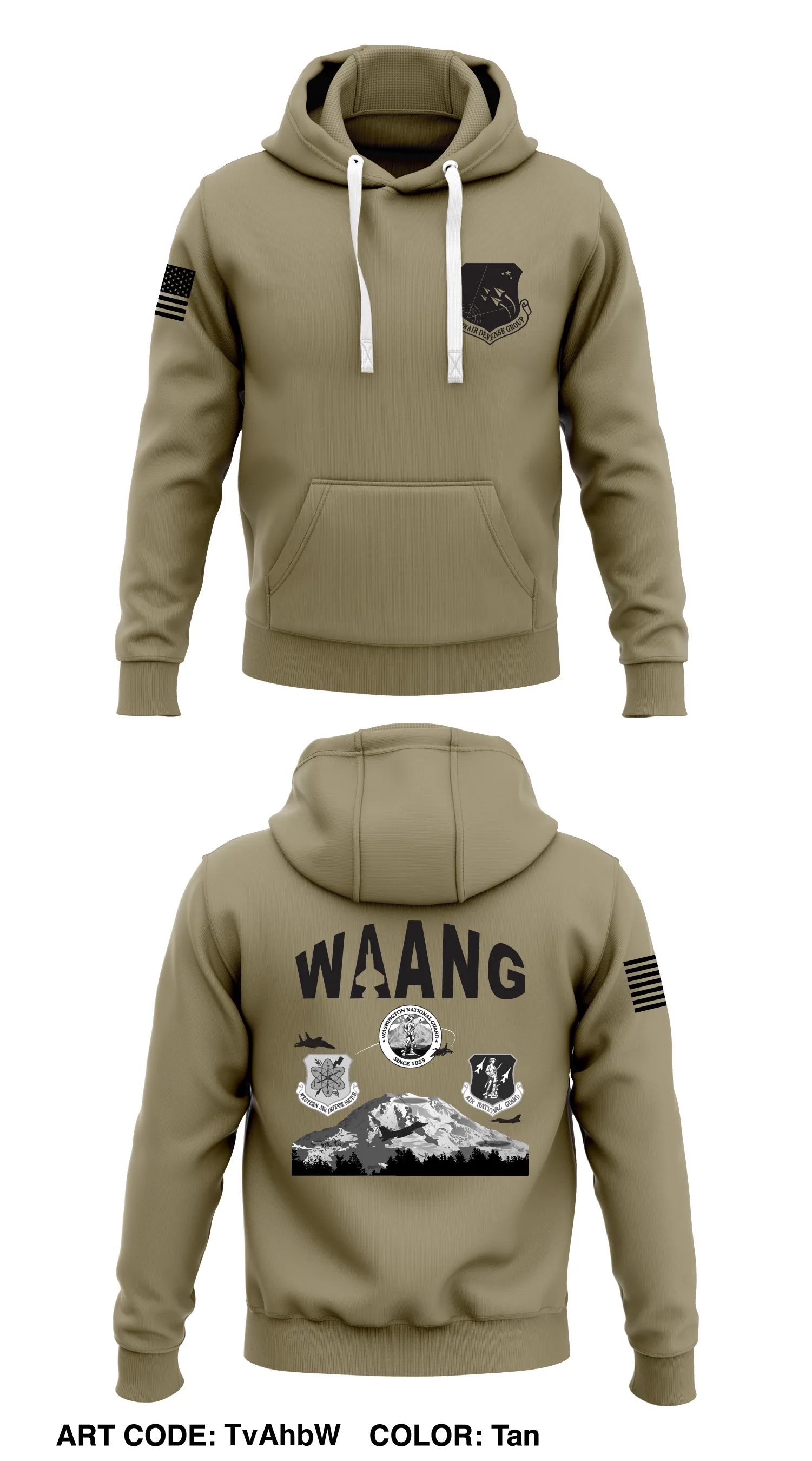 225th ADG Store 1  Core Men's Hooded Performance Sweatshirt - TvAhbW