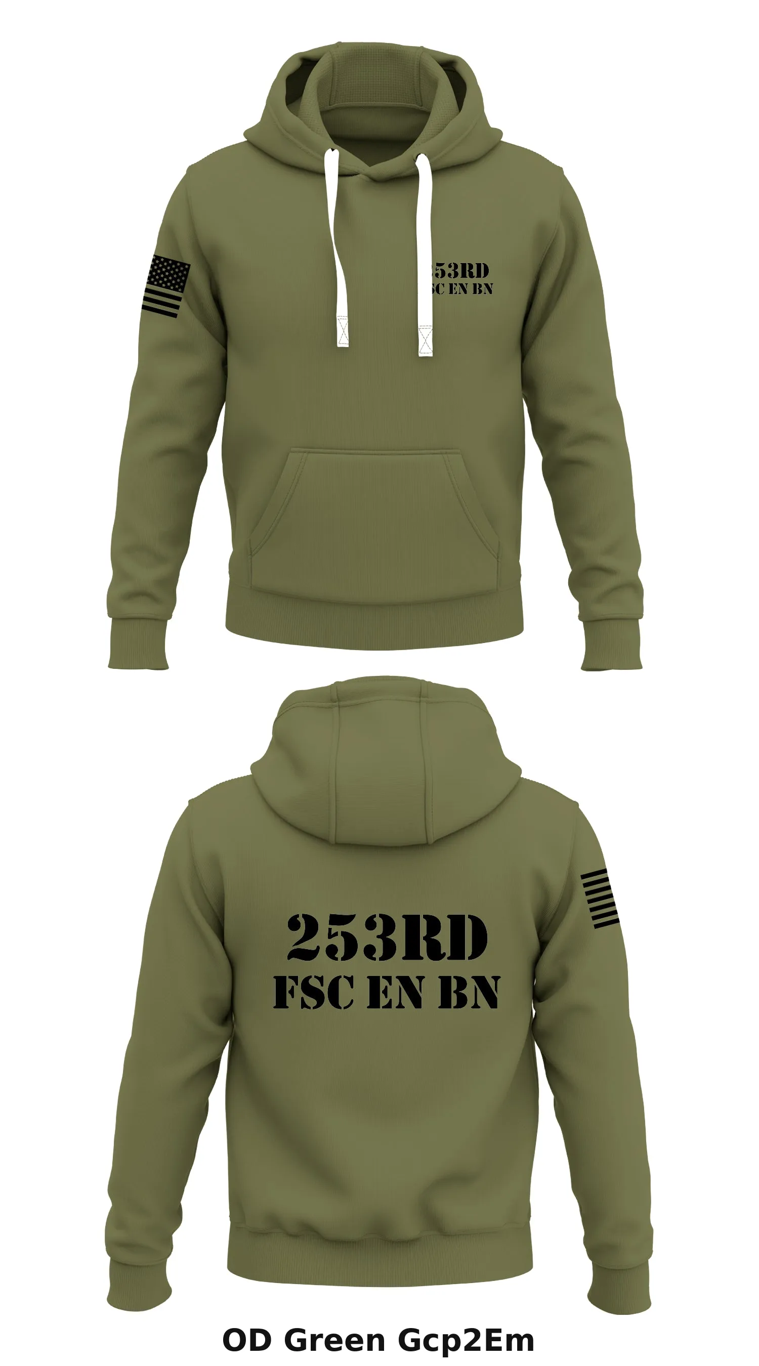 253rd fsc EN BN Store 1  Core Men's Hooded Performance Sweatshirt - Gcp2Em