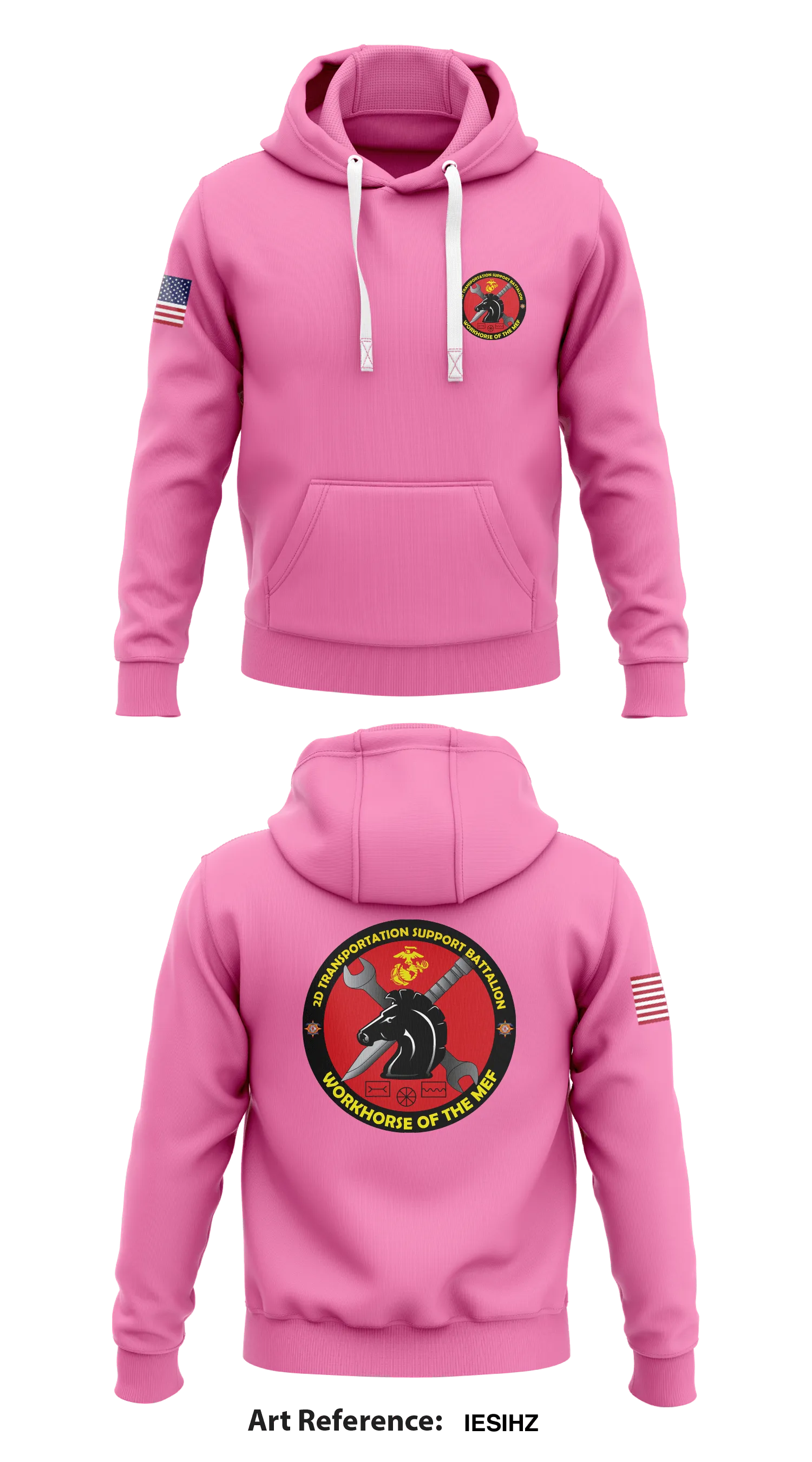2D Transportation Battalion  Store 1  Core Men's Hooded Performance Sweatshirt - IESIhz