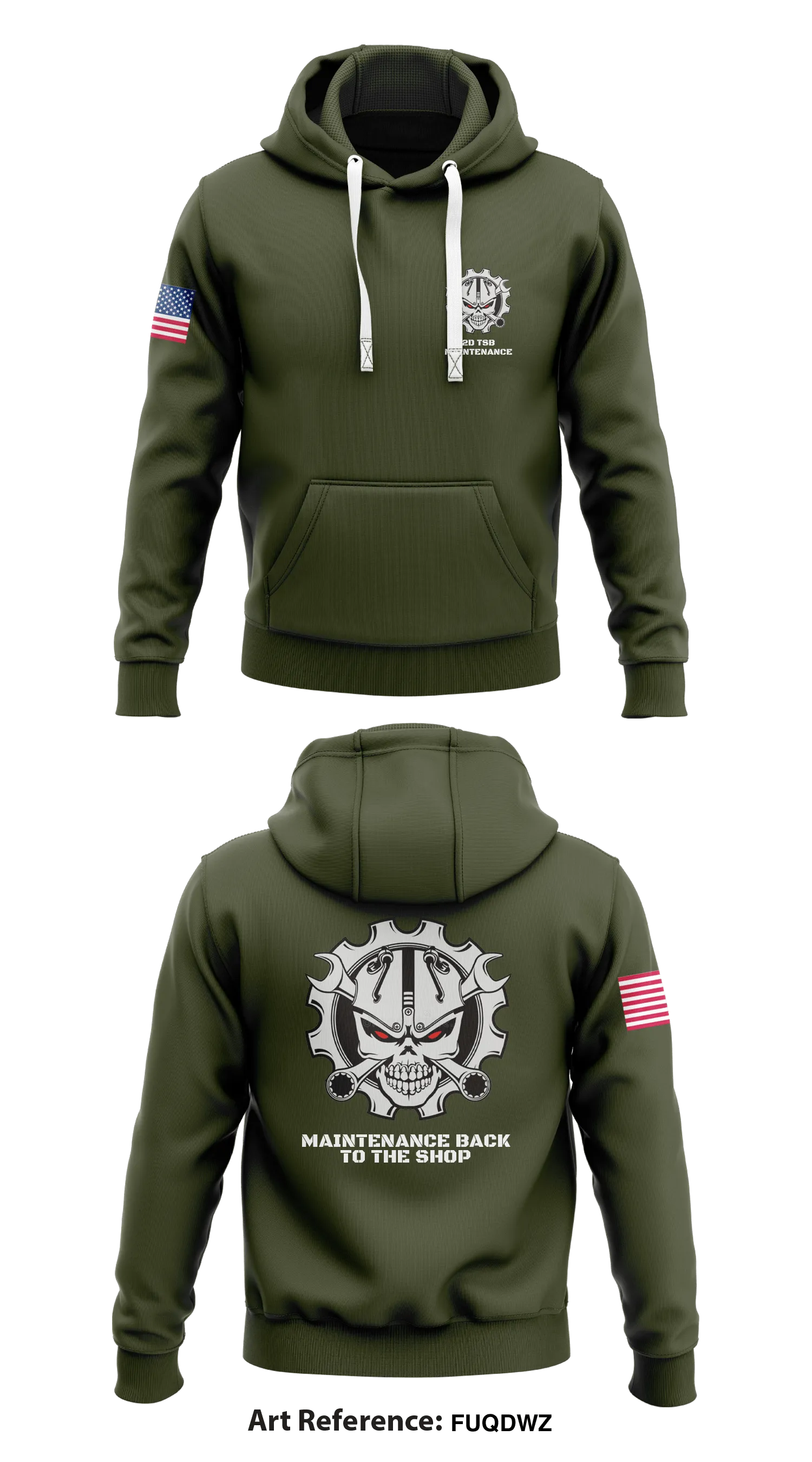 2D TSB Maintenance  Core Men's Hooded Performance Sweatshirt - fUqDwz