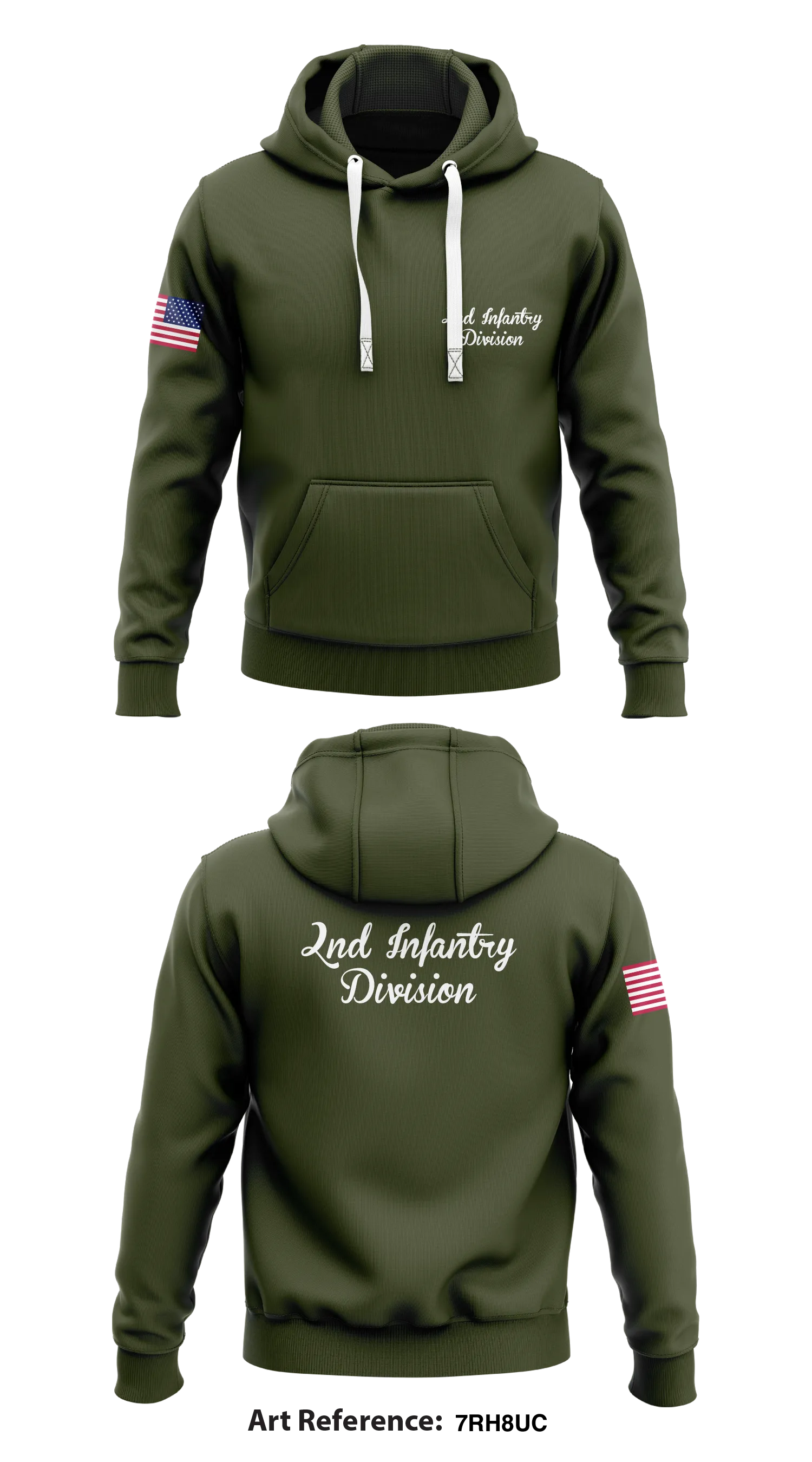 2nd infantry division Store 1  Core Men's Hooded Performance Sweatshirt - 7RH8Uc
