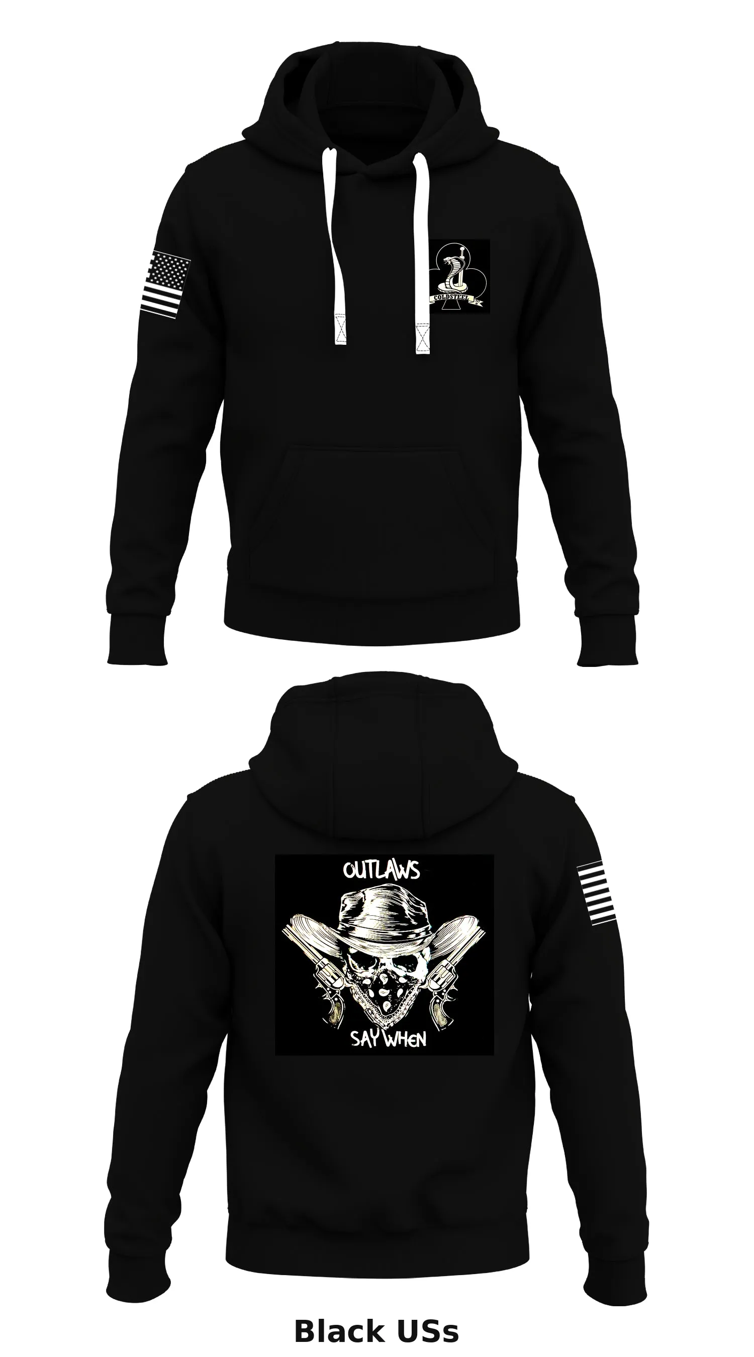 2nd Platoon, C Co, 1-327IN Store 1  Core Men's Hooded Performance Sweatshirt - USs