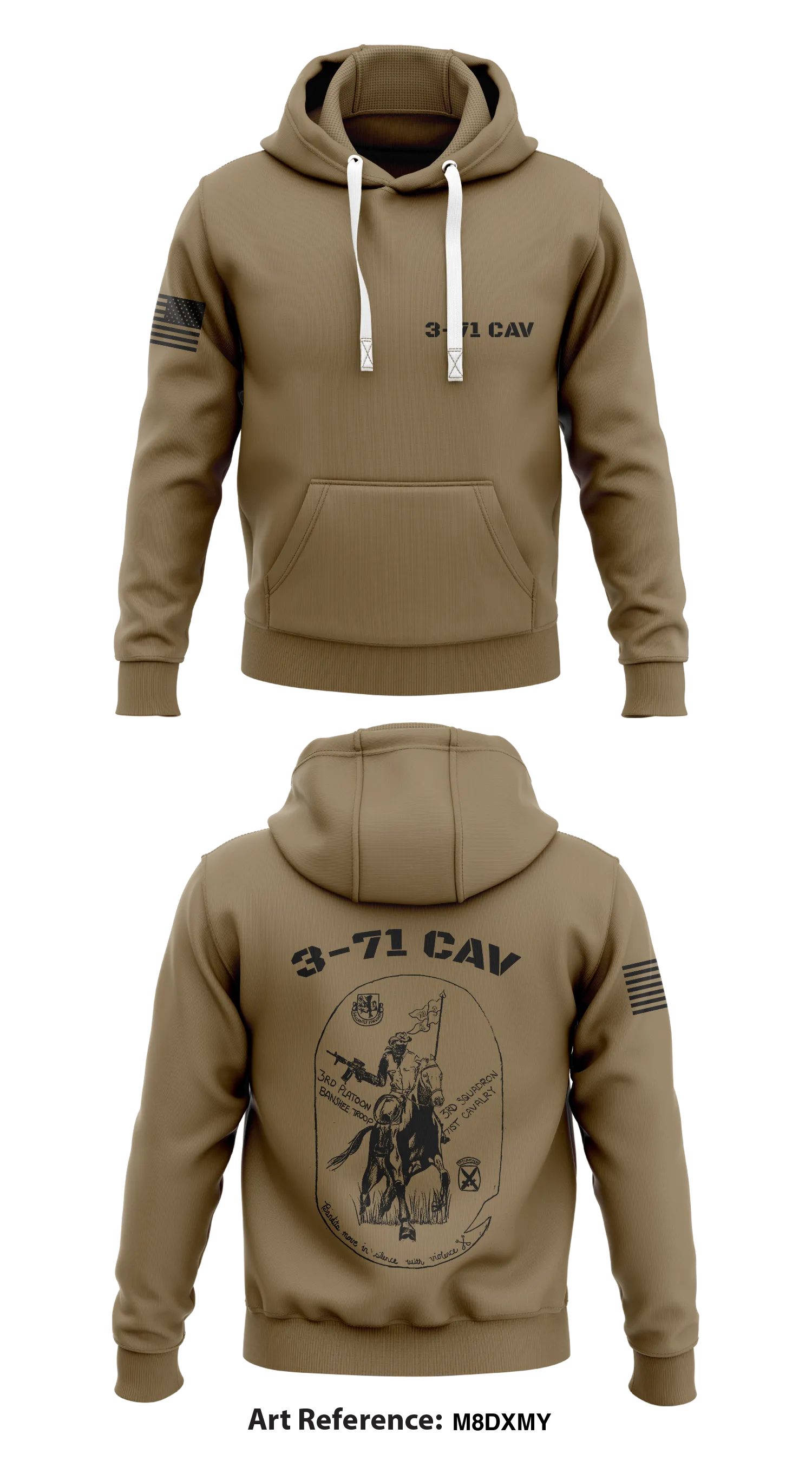 3-71 cav Store 1  Core Men's Hooded Performance Sweatshirt - m8DxMy