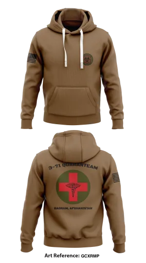 3-71 CAV Store 2  Core Men's Hooded Performance Sweatshirt - GCXRMP
