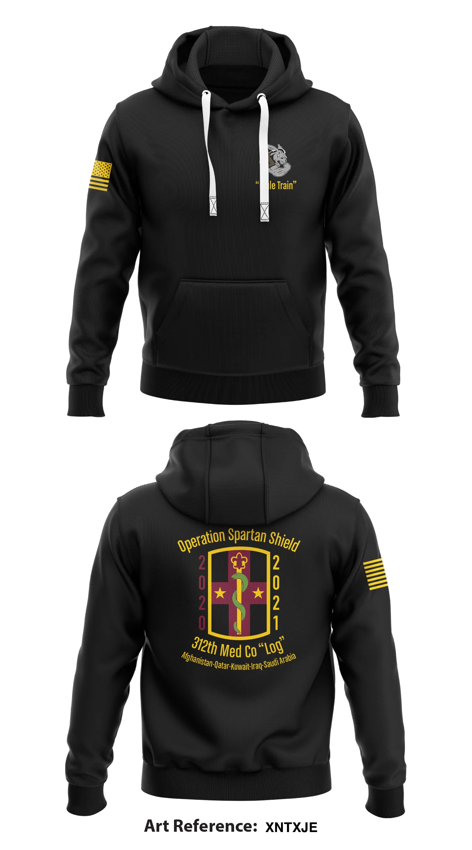 312th Med Log Co Store 1  Core Men's Hooded Performance Sweatshirt - xnTxJE