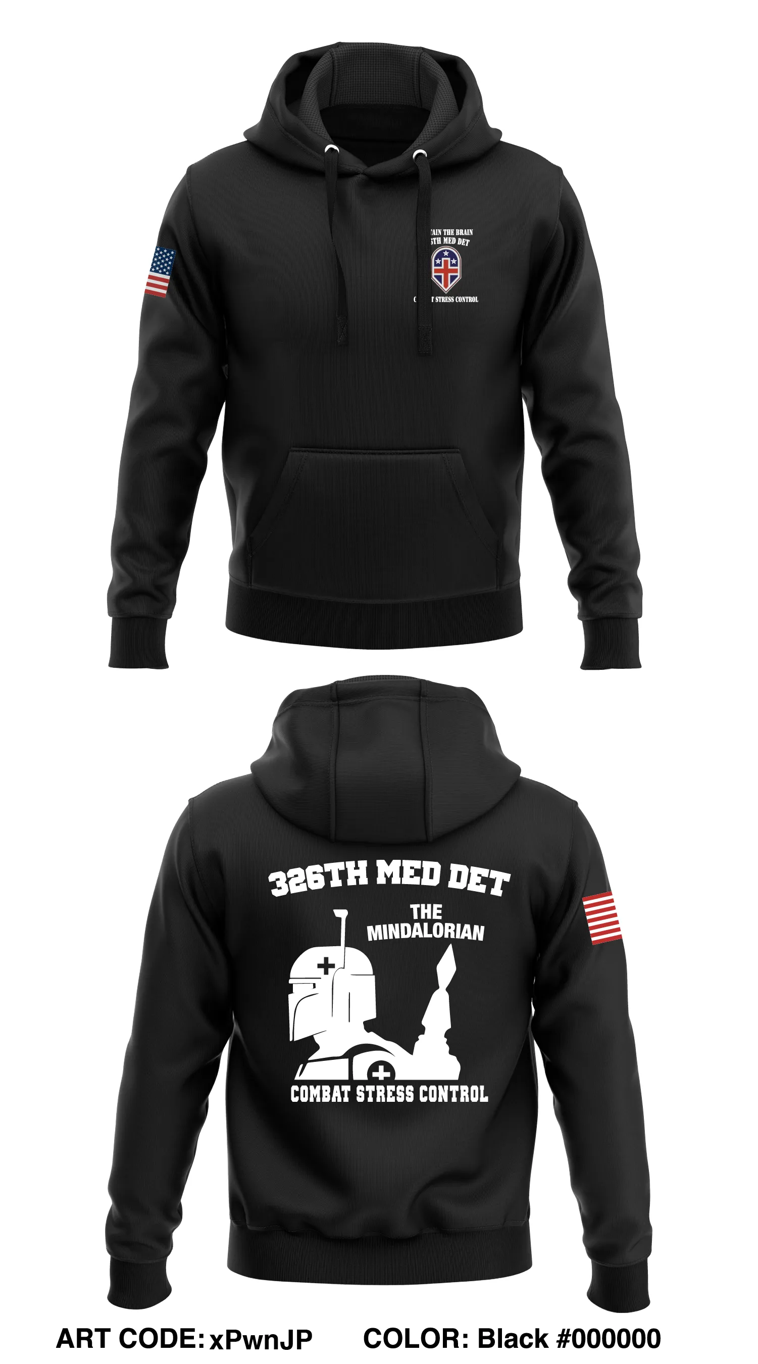 326th COSC FORWARD Store 1  Core Men's Hooded Performance Sweatshirt - NjRq9A