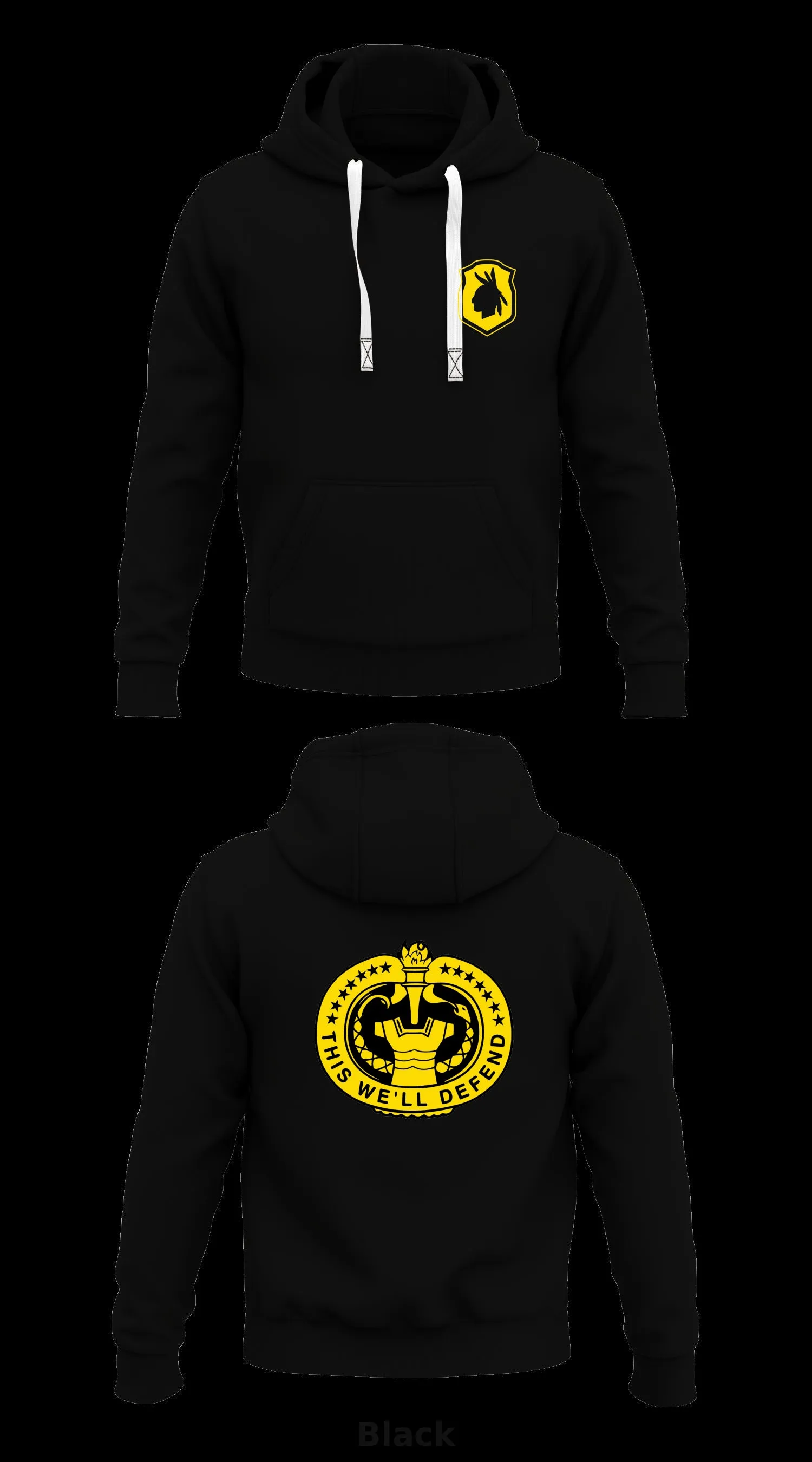 3/518th Store 1  Core Men's Hooded Performance Sweatshirt - 51598192513