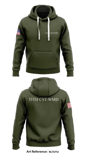 35th CST-WMD Store 1  Core Men's Hooded Performance Sweatshirt - NLtUyU