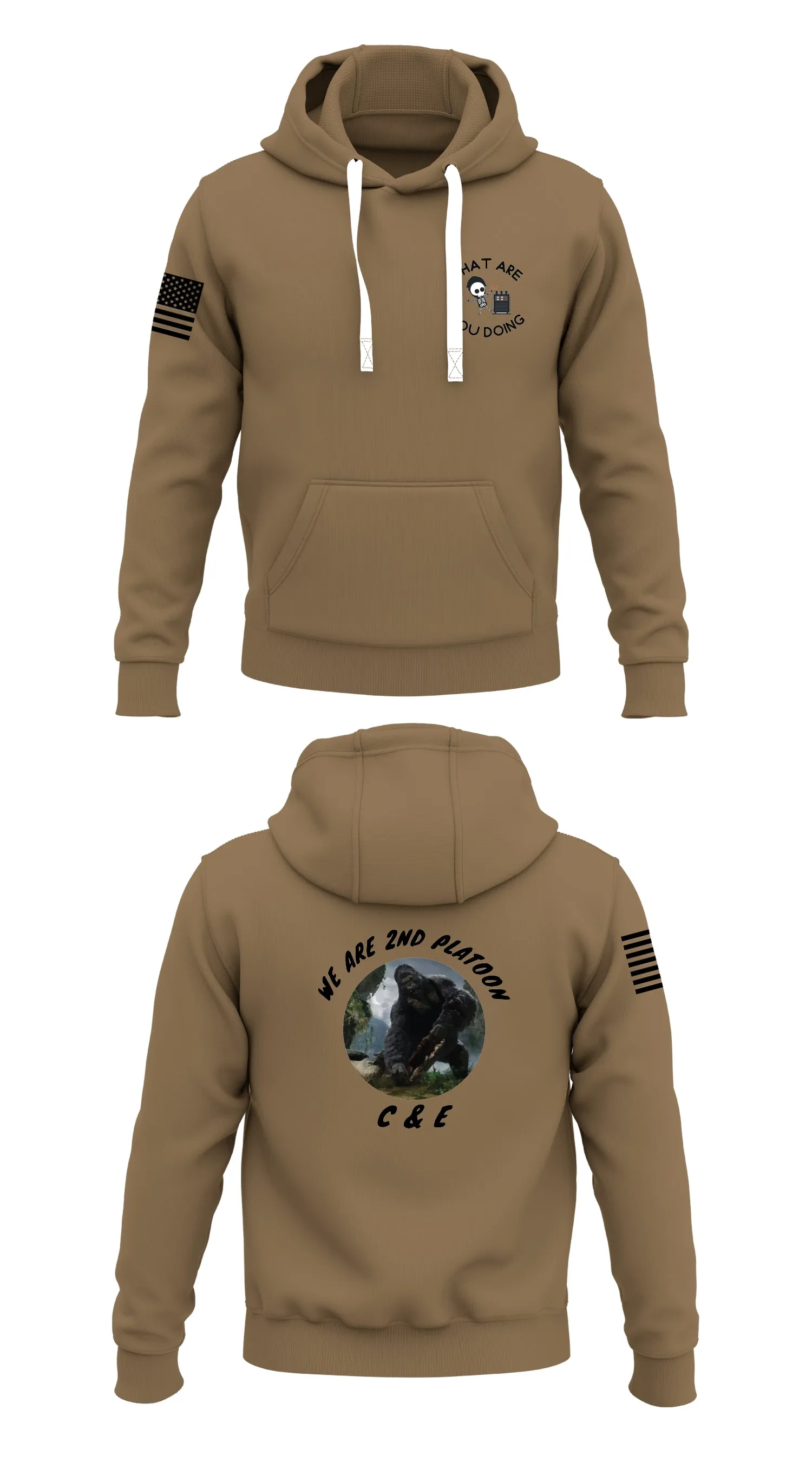 3666th SMC Store 2  Core Men's Hooded Performance Sweatshirt - 81901585186