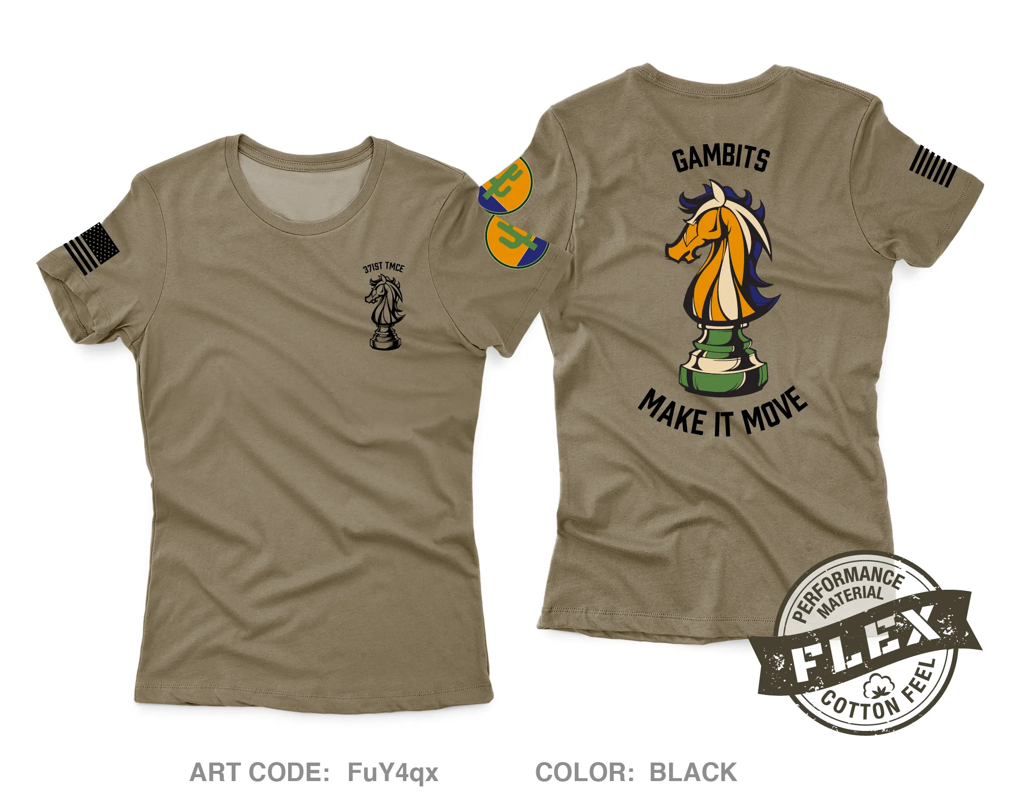 371st TMCE Core Women's SS Flex Performance Tee - FuY4qx