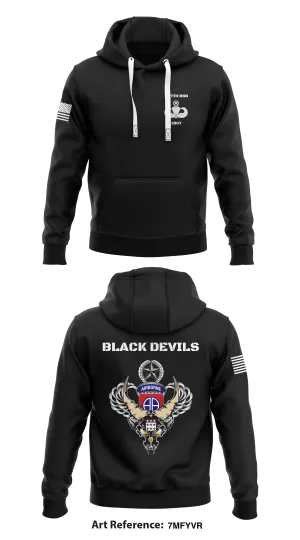 37th BSB Store 1 Core Men's Hooded Performance Sweatshirt - 7mFyvR
