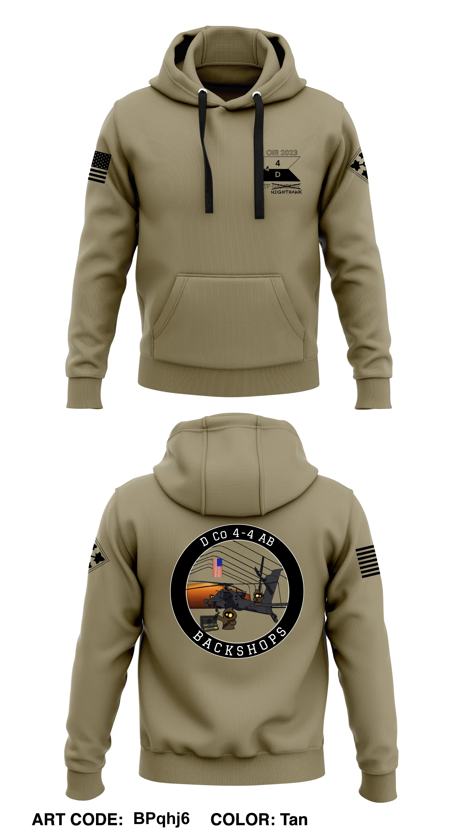4-4 AB Backshops  Core Men's Hooded Performance Sweatshirt - BPqhj6