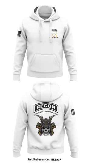 5-20 Infantry Scout/Sniper PLT Store 1  Core Men's Hooded Performance Sweatshirt - Bl3a3F