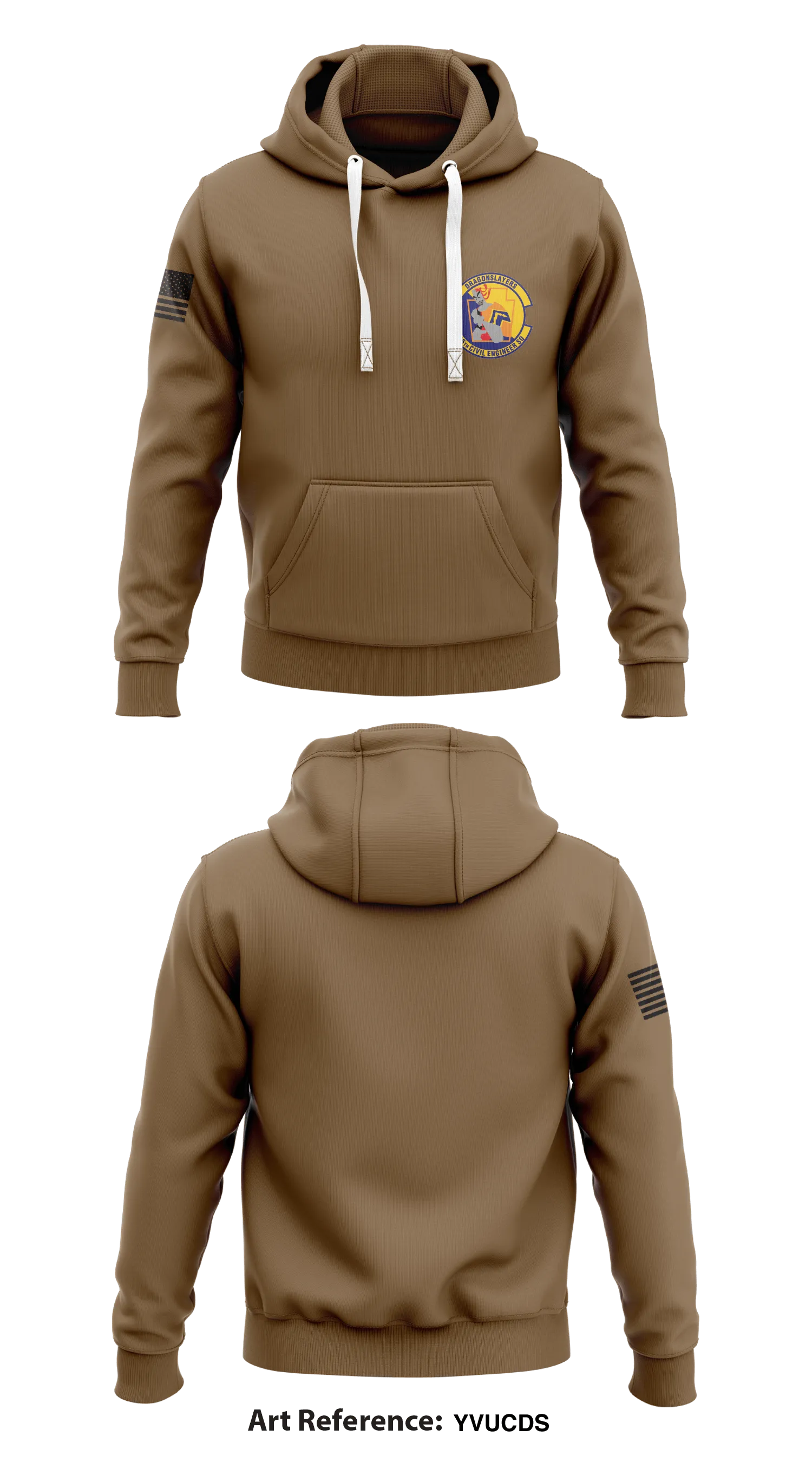 56th civil engineering squadron  Store 1  Core Men's Hooded Performance Sweatshirt - YVUCds