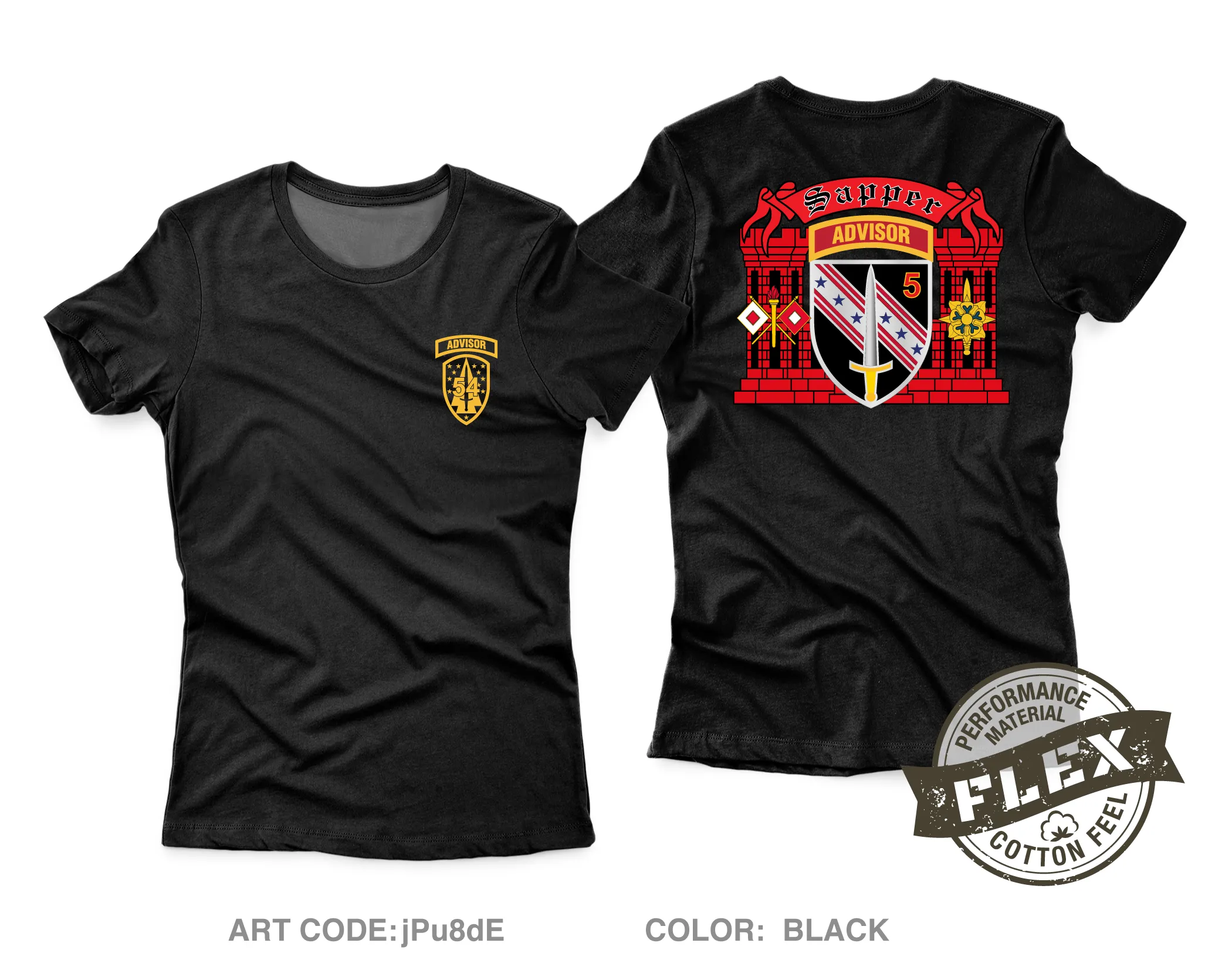 5th BN, 54th SFAB Core Women's SS Flex Performance Tee - jPu8dE
