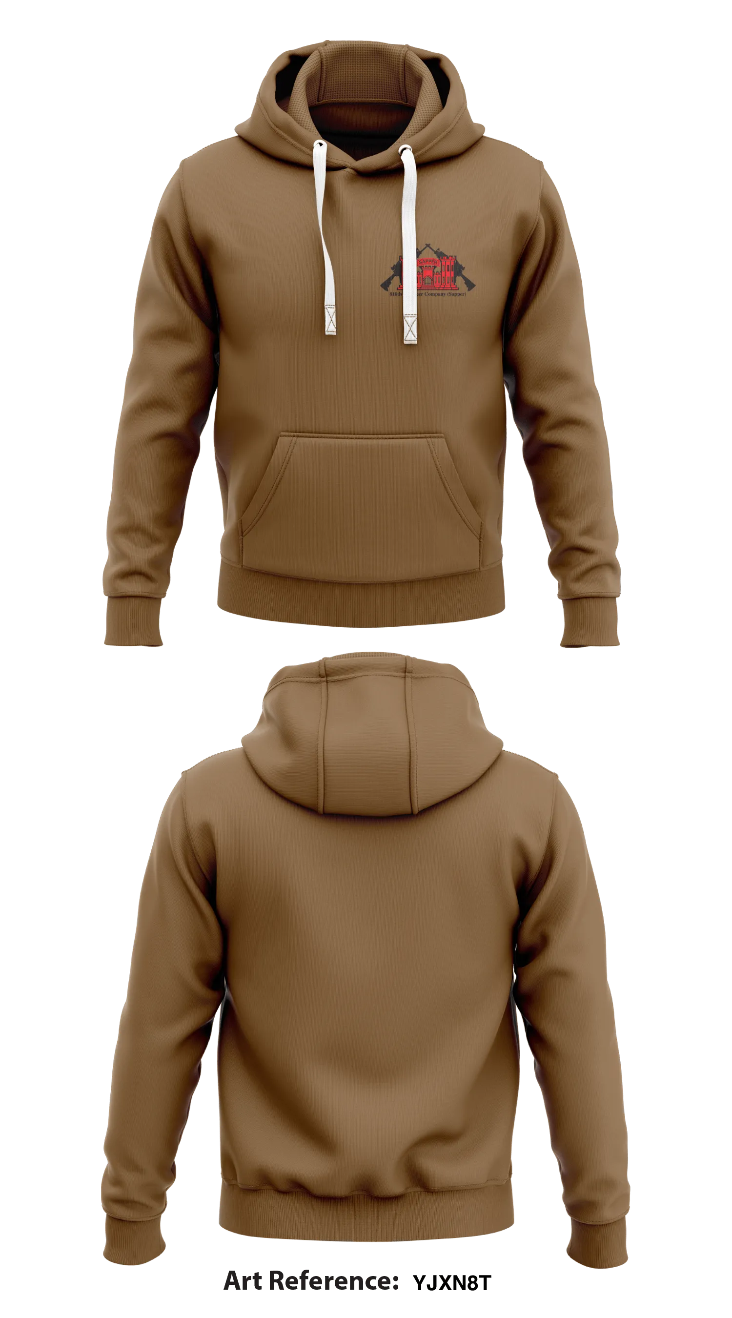 81th Engineer company (Sapper) Store 1  Core Men's Hooded Performance Sweatshirt - YJxN8T