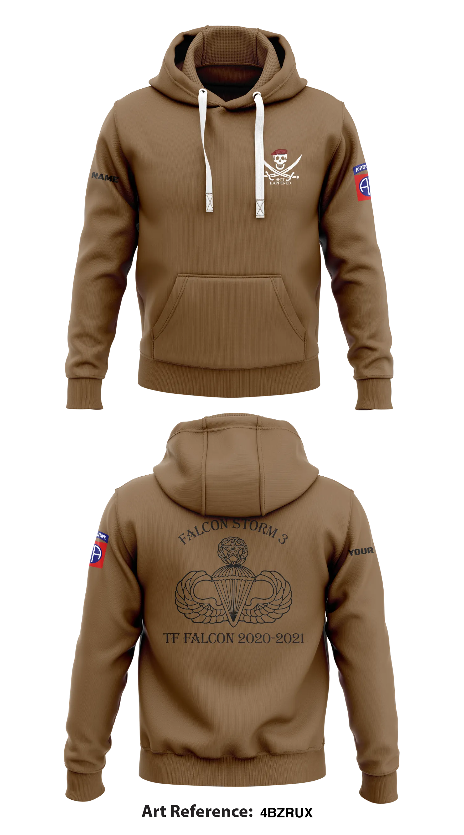 82nd ABN DIV Store 1  Core Men's Hooded Performance Sweatshirt - 4BzruX