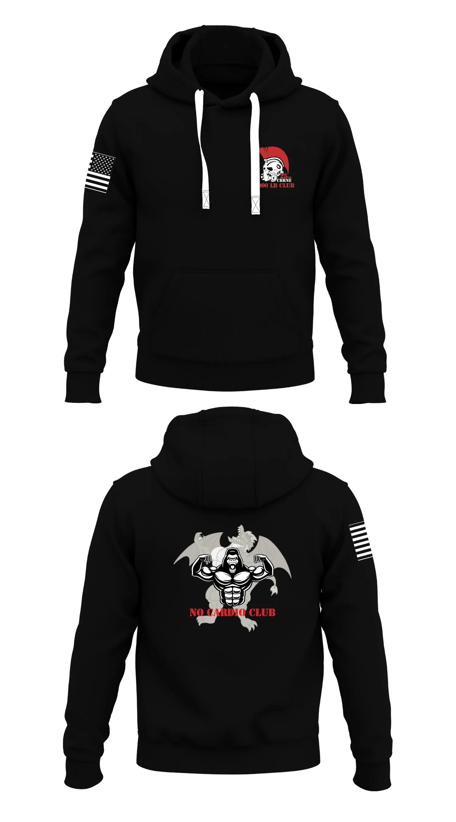 83d Chemical Battalion Store 1  Core Men's Hooded Performance Sweatshirt - 47288308900