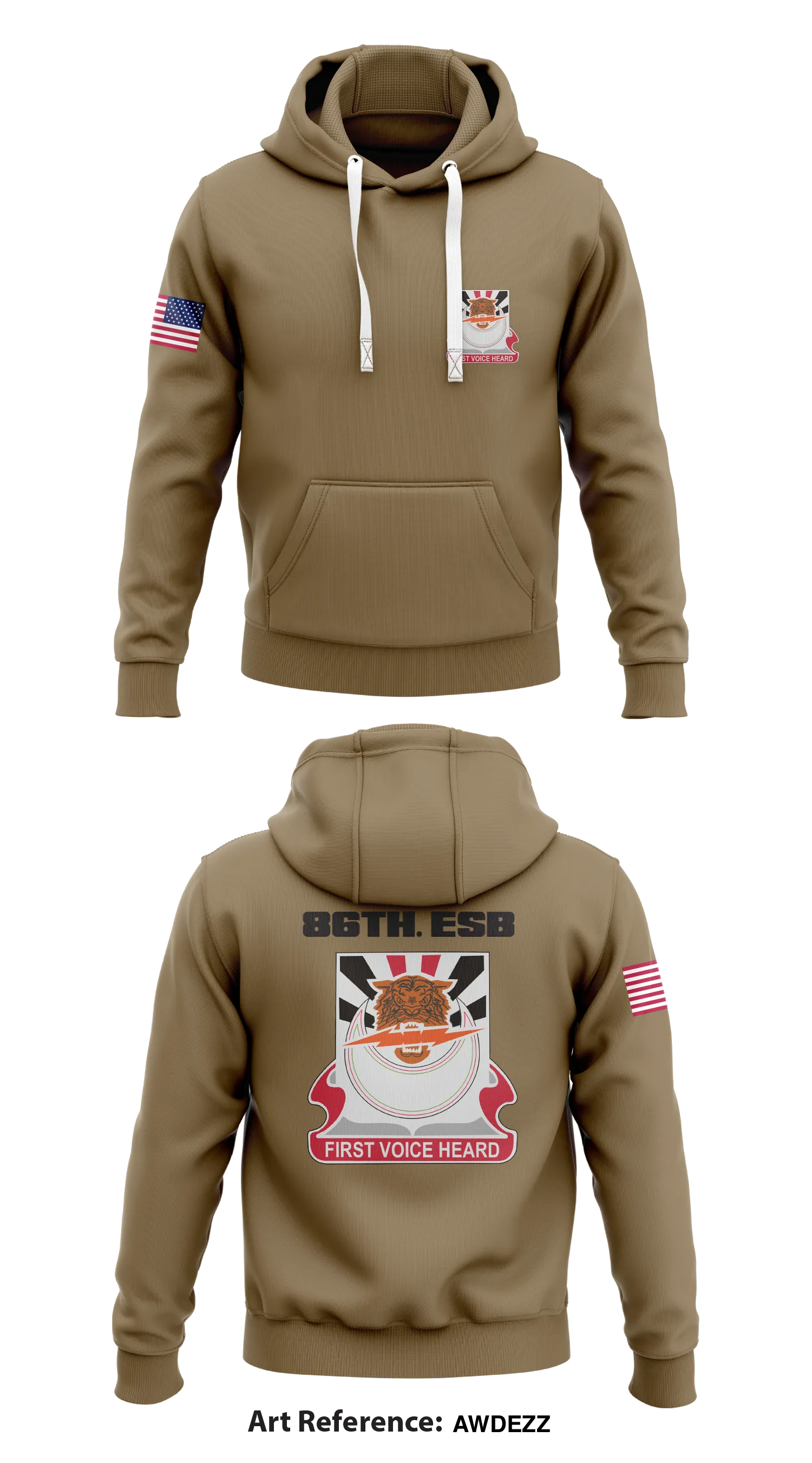 86th. ESB Store 1  Core Men's Hooded Performance Sweatshirt - aWDEZz