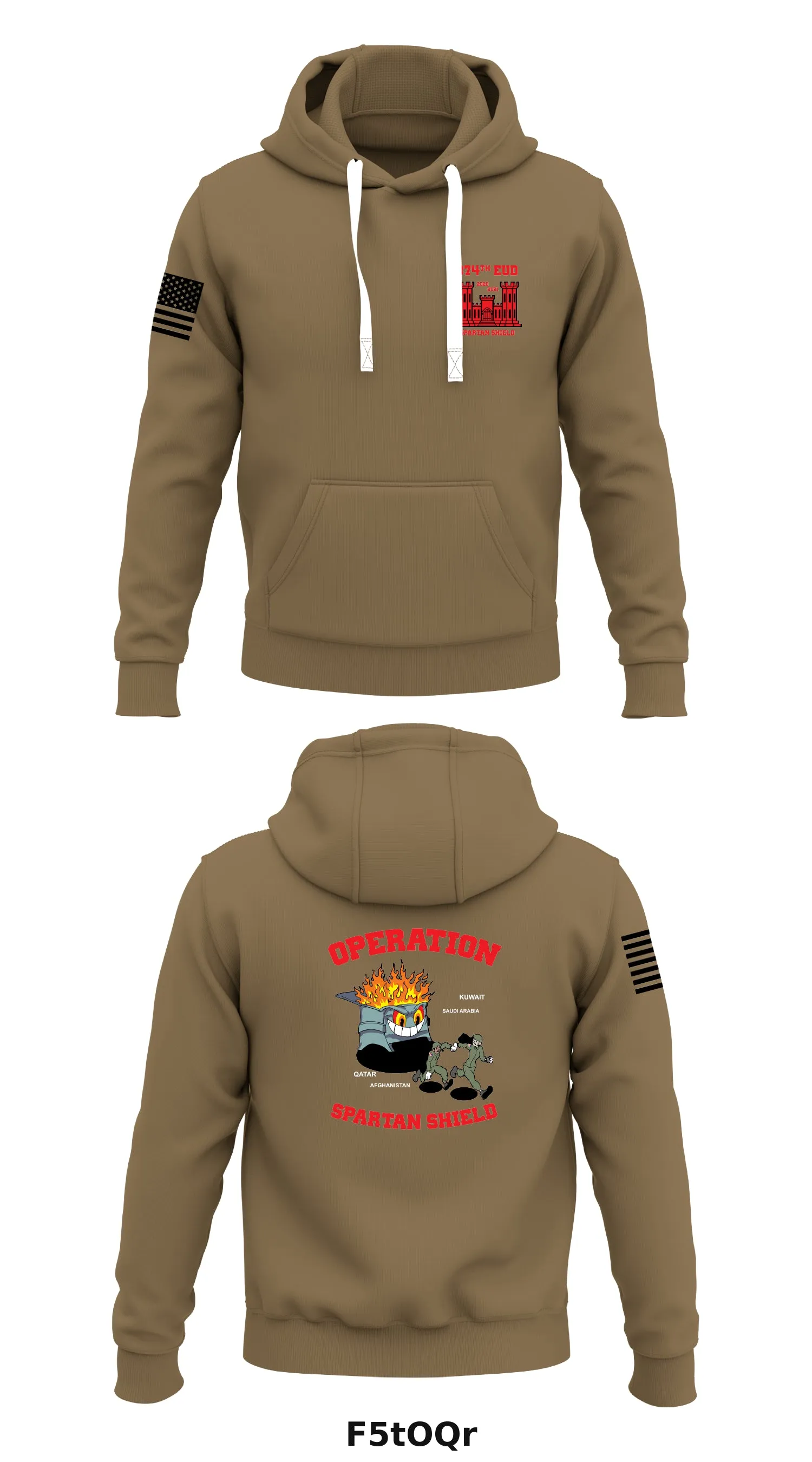 874 EUD Store 1  Core Men's Hooded Performance Sweatshirt - F5tOQr