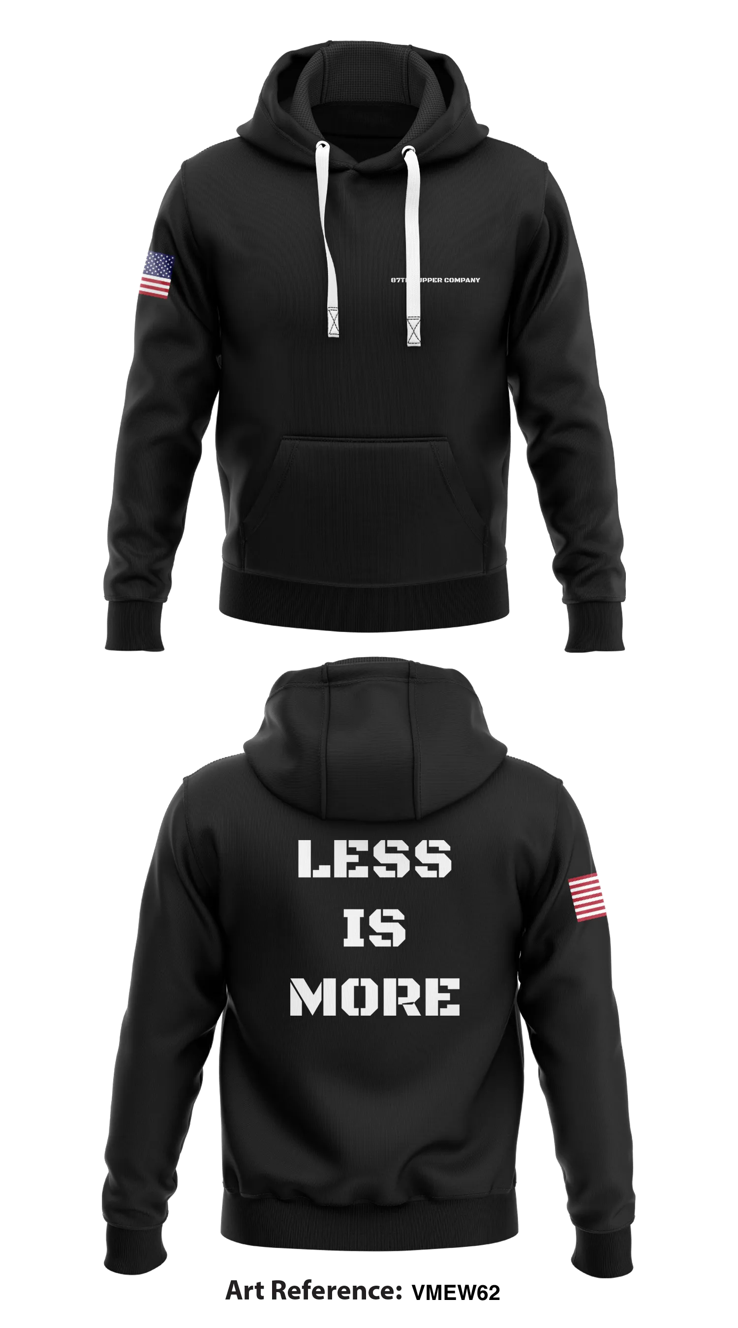87th supper company Store 1  Core Men's Hooded Performance Sweatshirt - B9FuJ2