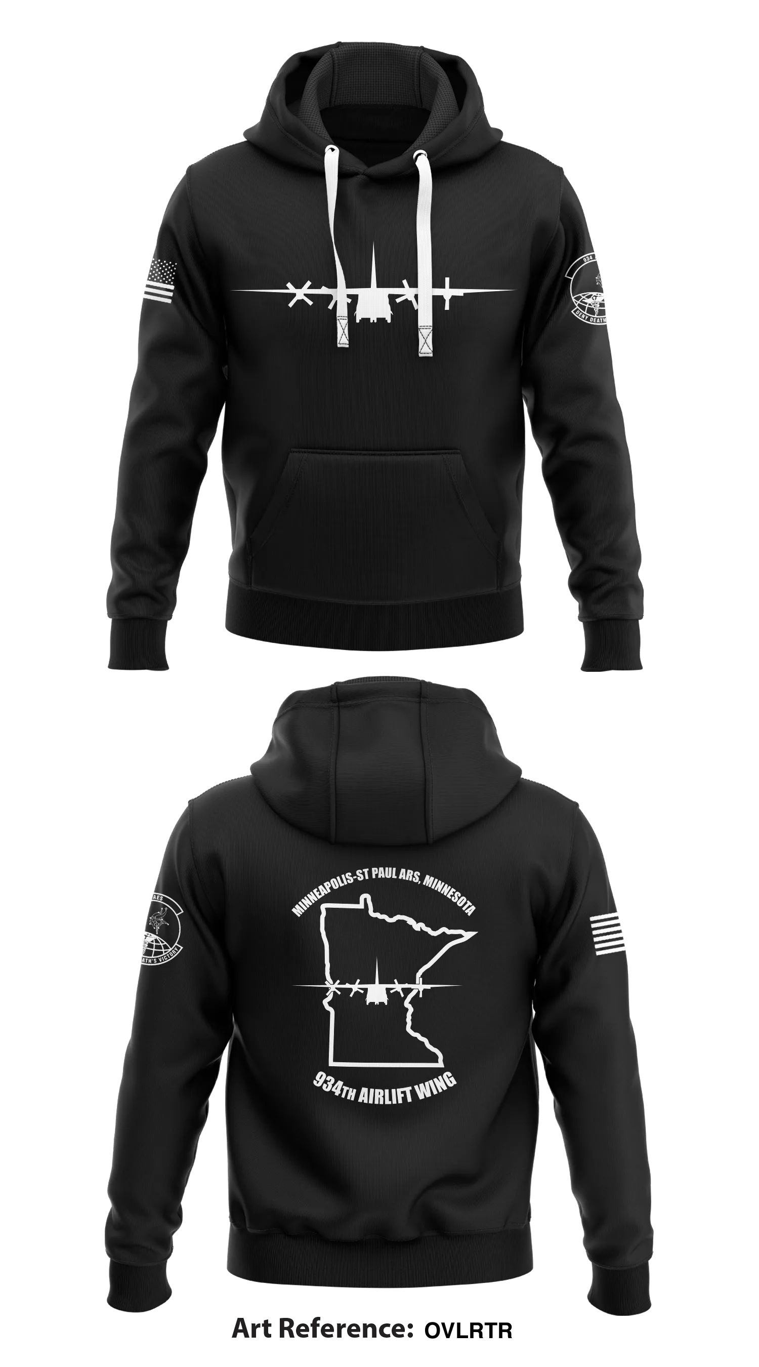 934th AES  Core Men's Hooded Performance Sweatshirt - oVlRtr