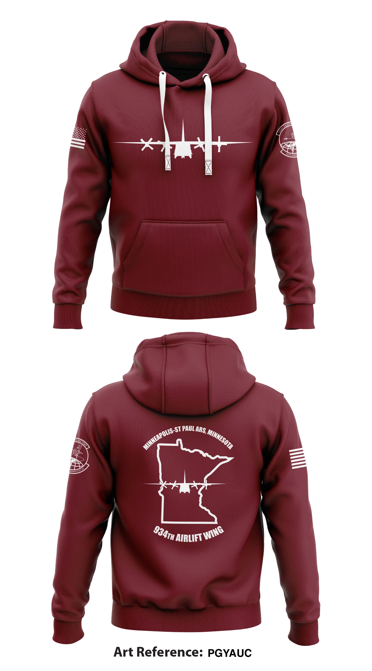 934th AES  Core Men's Hooded Performance Sweatshirt - pGYauc