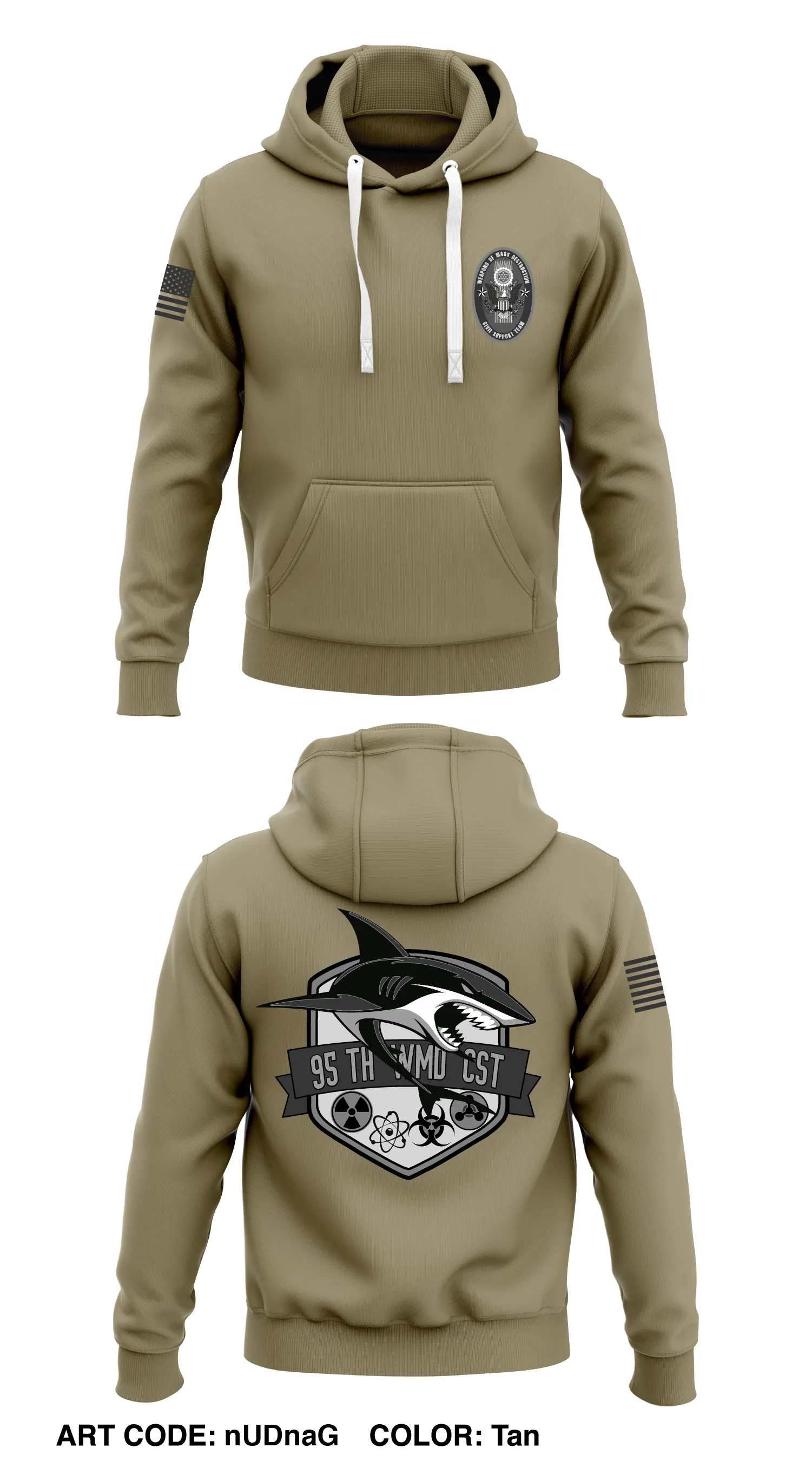 95th WMD CST Store 1  Core Men's Hooded Performance Sweatshirt - nUDnaG