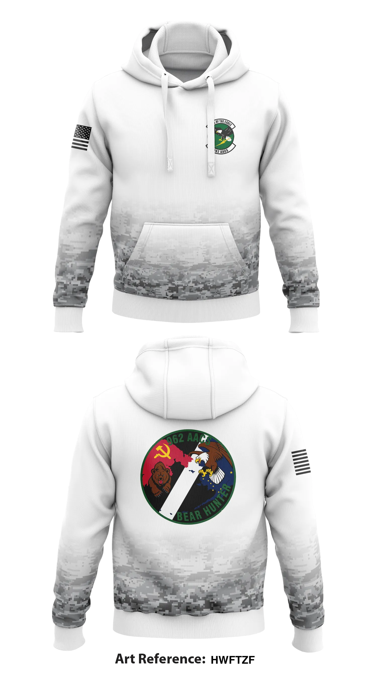 962nd Airborne Air Control Squadron Store 1  Core Men's Hooded Performance Sweatshirt - HWFTzF