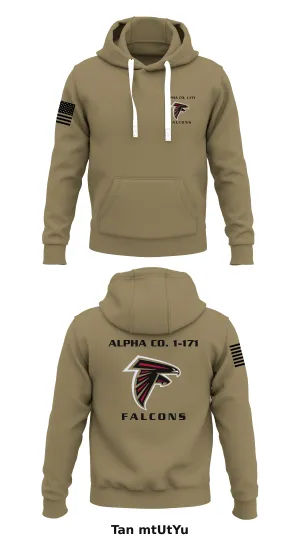A Co 1-171st AVN  Store 1  Core Men's Hooded Performance Sweatshirt - mtUtYu